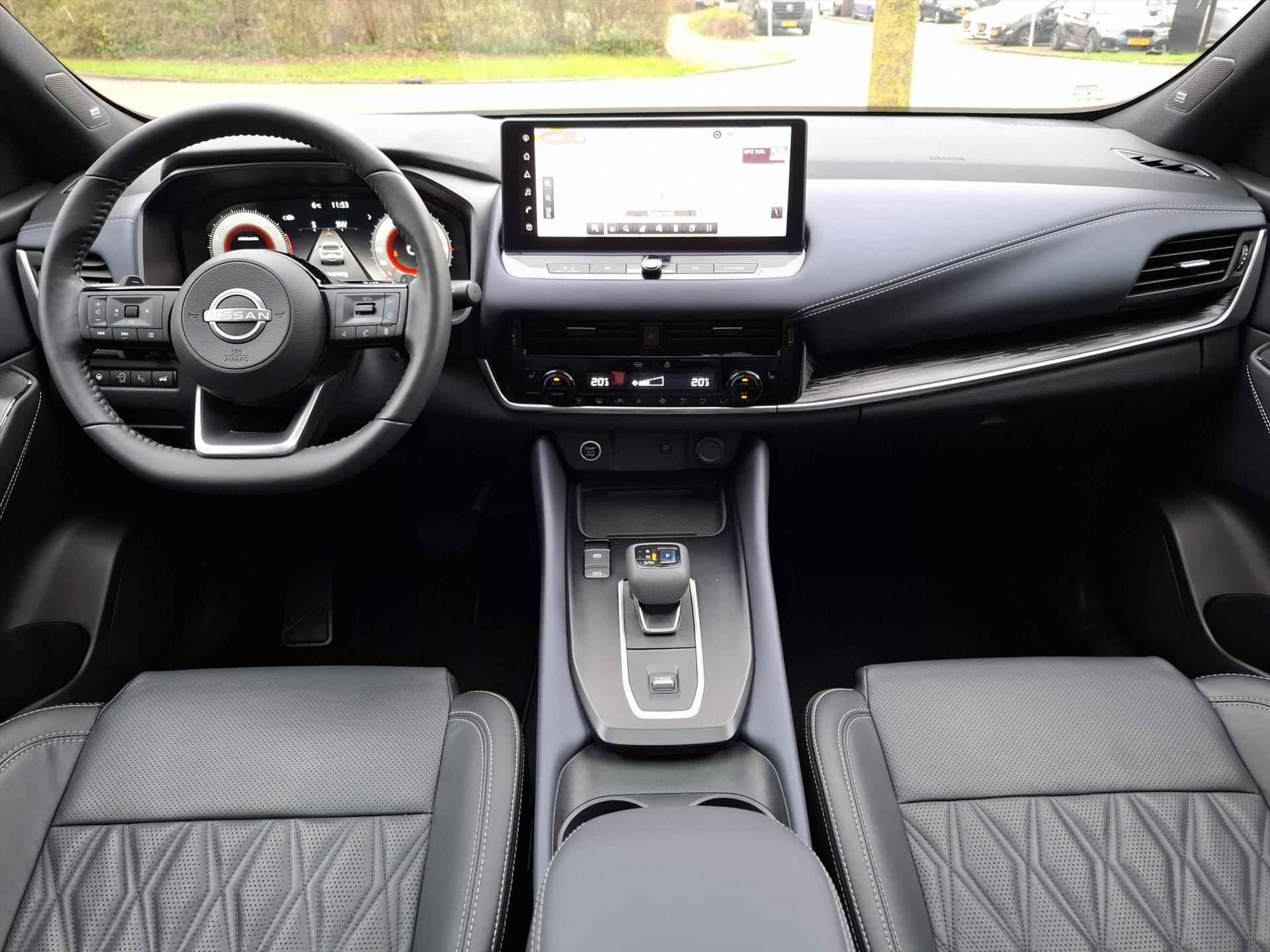 NISSAN Qashqai 1.3 Mild-Hybrid 158pk Xtronic Tekna Plus | Leder | Trekhaak | Head-Up | 20 Inch | Navigatie | App connect - 32/42