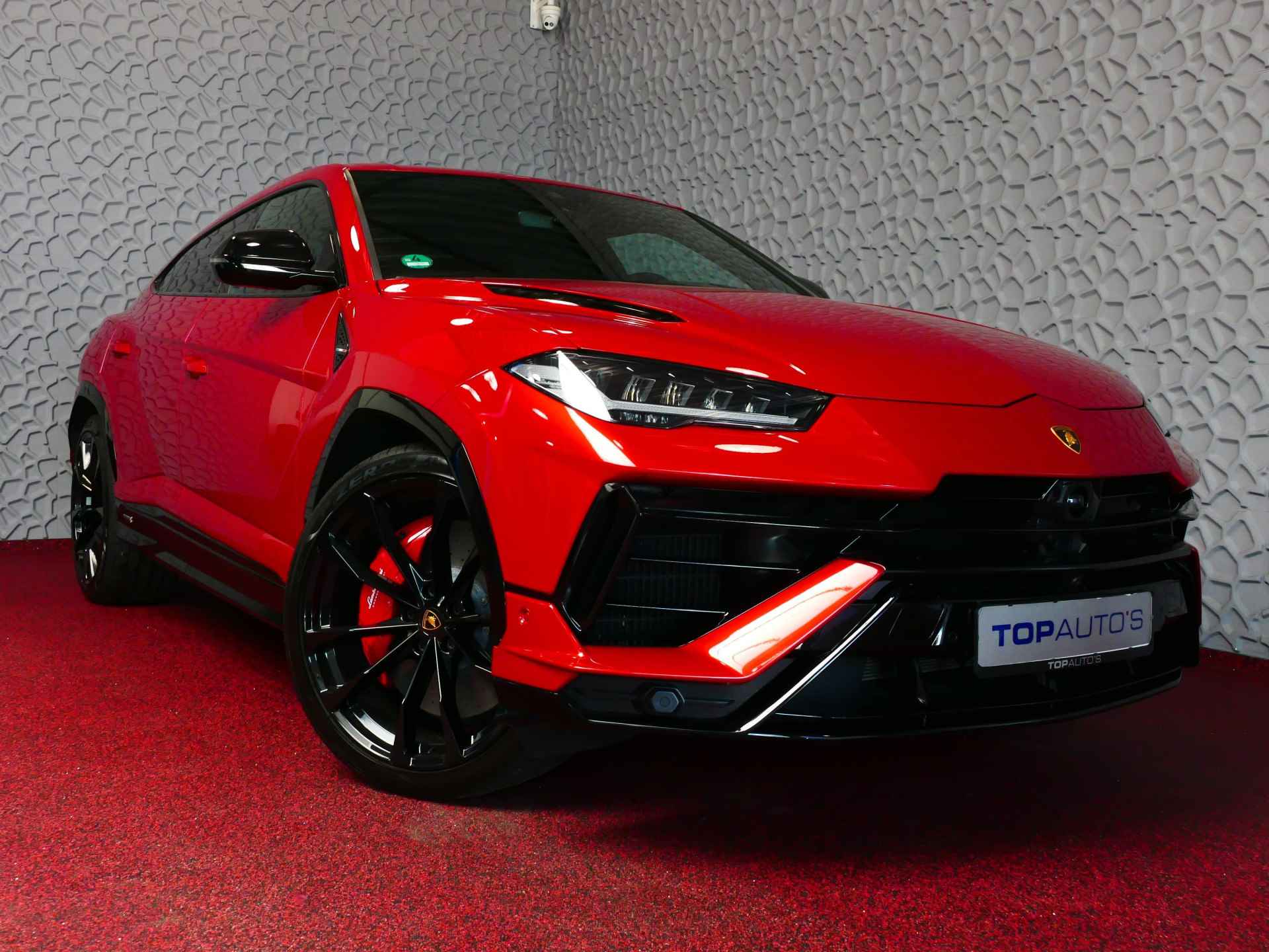 Lamborghini Urus 4.0 V8 S 666 PK B&O CARBON PACK PANO 23'' KERAMISCH PPF MASSAGE STOELVENTILATIE STOEL/STUUR VERW BLACK PACK CARBON MOTORKAP - 77/111