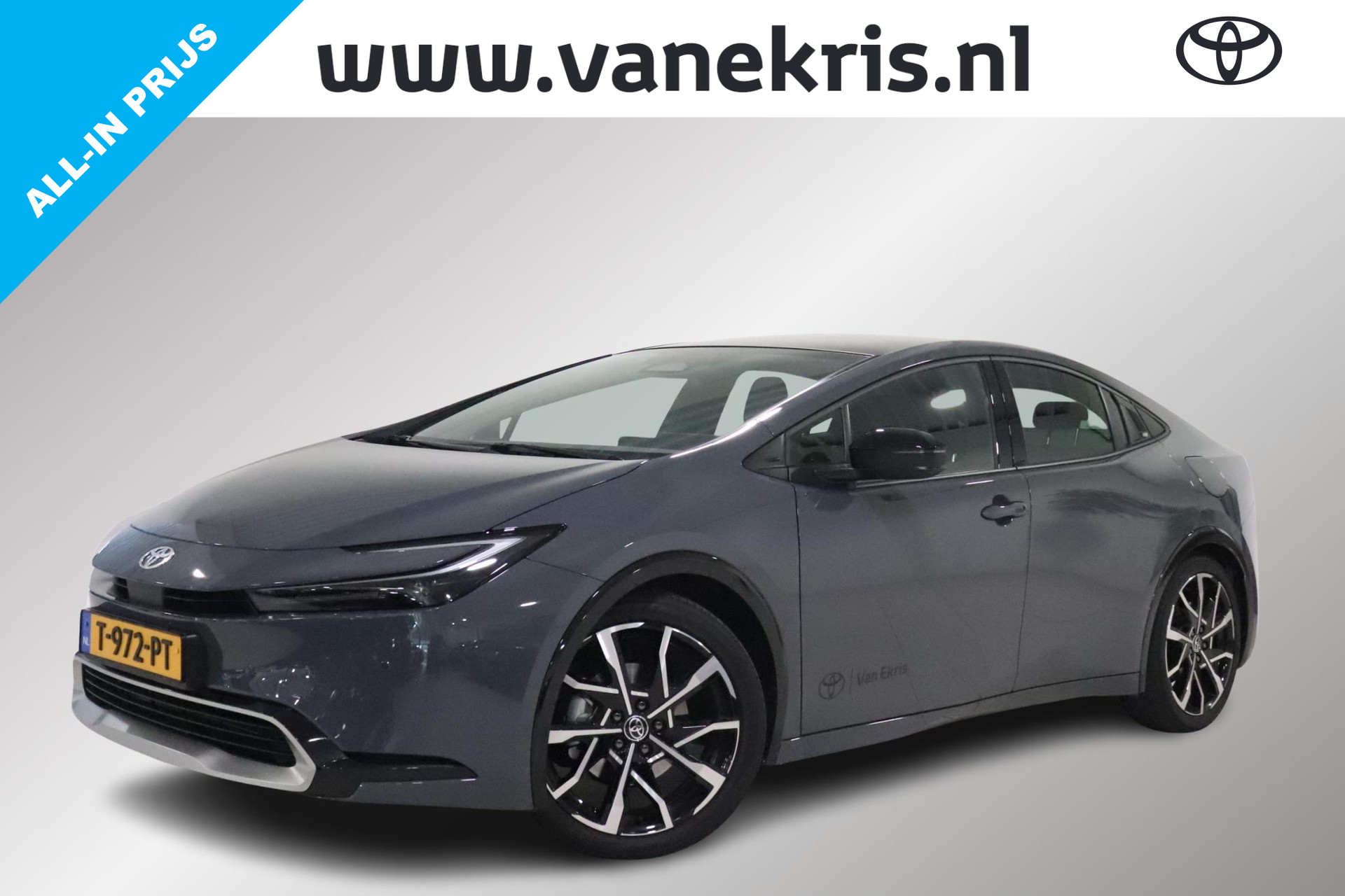 Toyota Prius 2.0 Plug-in Executive | Stuur, Stoel en Voorruit Verwarming, BSM, Sensoren, Elektrische achterklep, 19" inch lichtmetalen velgen! bij viaBOVAG.nl