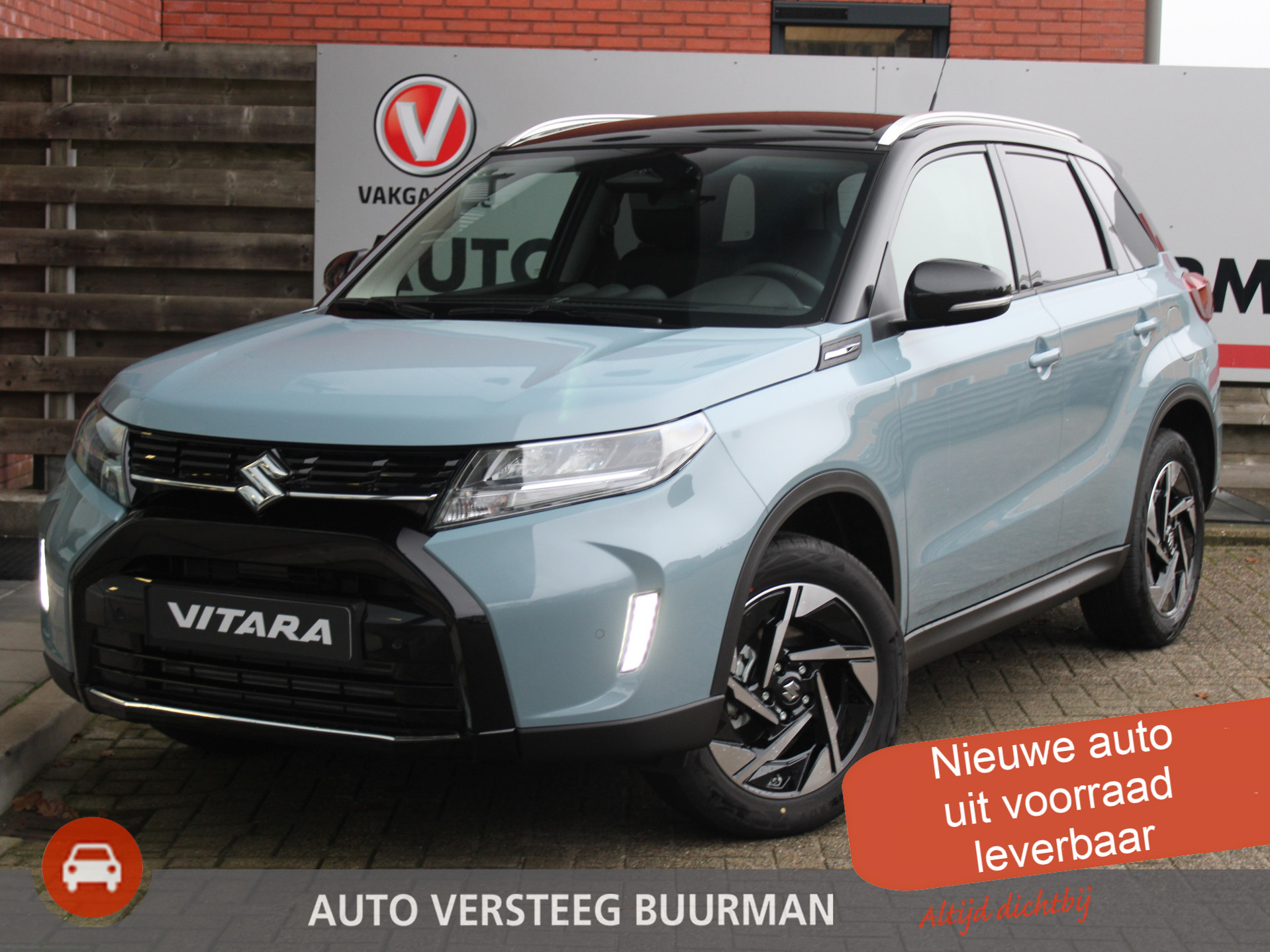 Suzuki Vitara 1.5 Hybrid Style Automaat Leder/Alcantara Bekleding. Adaptieve Cruise en Climate Control