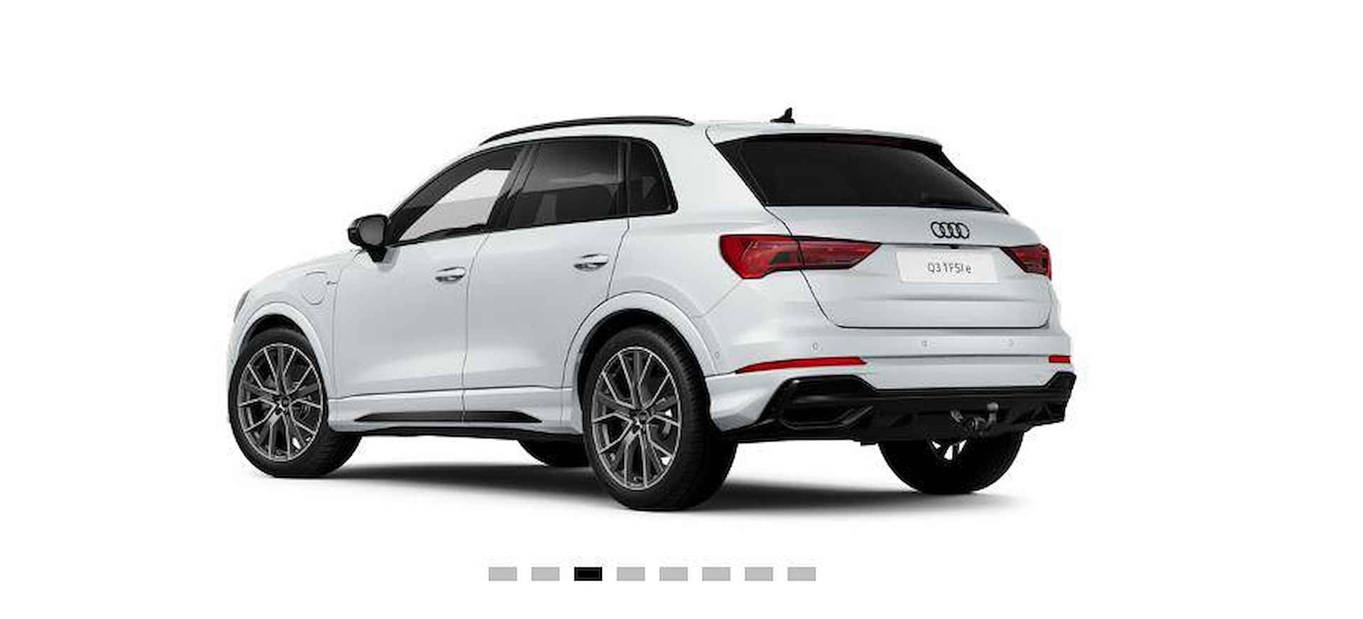 Audi Q3 45 TFSI e S edition 245 PK | S-line | Automaat | Navigatie | 360 Camera | Panoramadak | Trekhaak | Adaptive Cruise Control | SONOS Premium 3D | Stoelverwarming | Virtual Cockpit | LED Matrix | Lichtmetalen velgen | Privacy glass | - 2/5