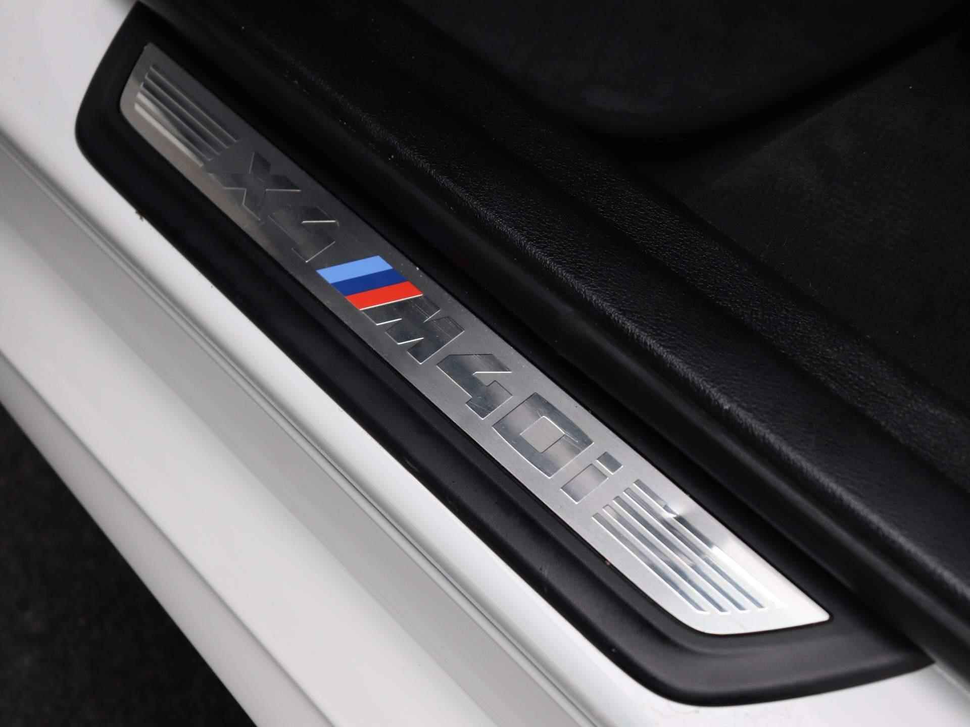 BMW X4 M40i High Executive Automaat | M-Pakket | Leder | Navi | ECC | Schuifdak | PDC | LMV | Cam | Trekhaak | Full options! - 40/58