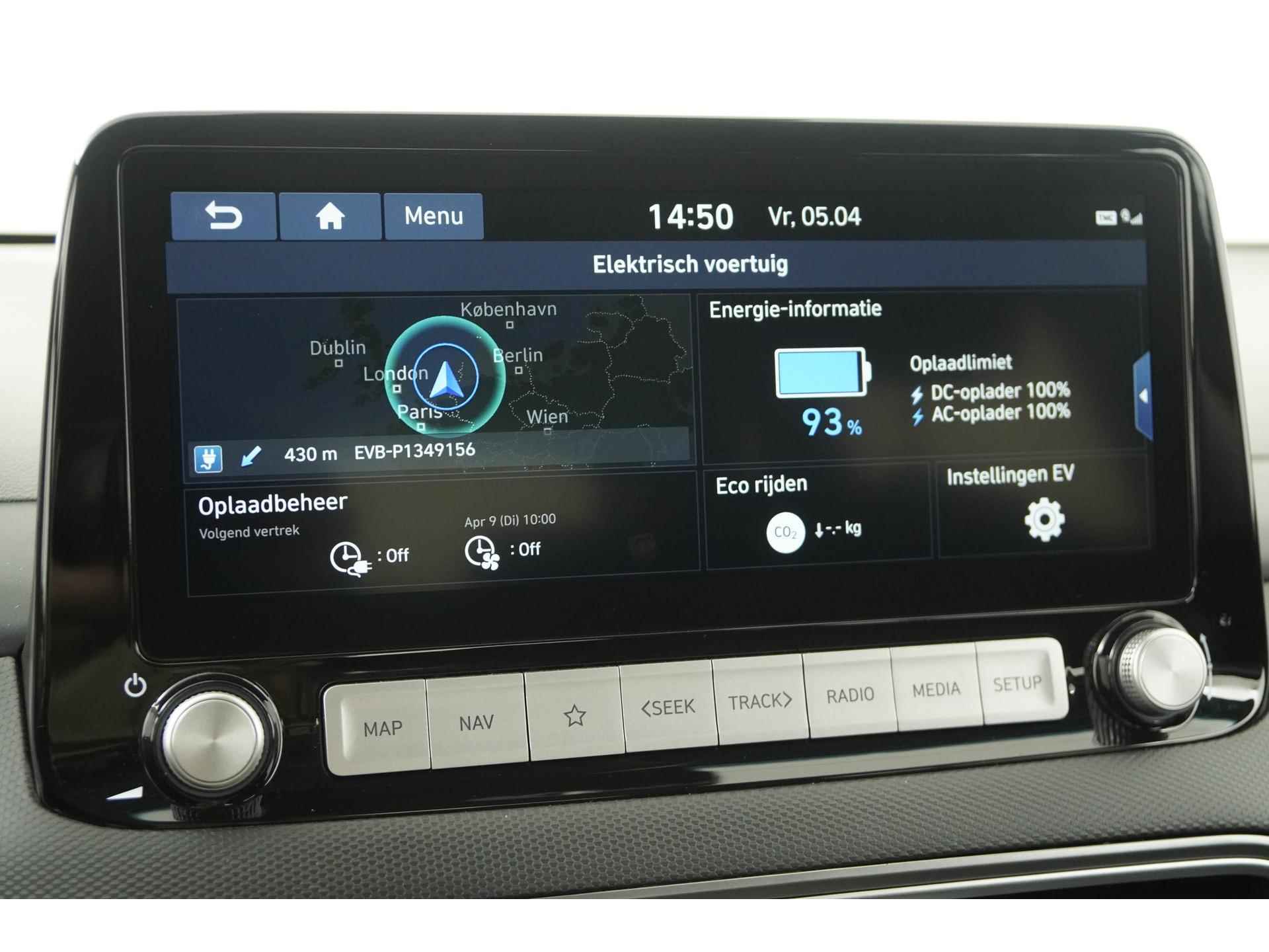 Hyundai KONA EV 64 kWh | 3 Fasen | Navigatie | Stuur & Stoelverwarming | Zondag Open! - 17/39