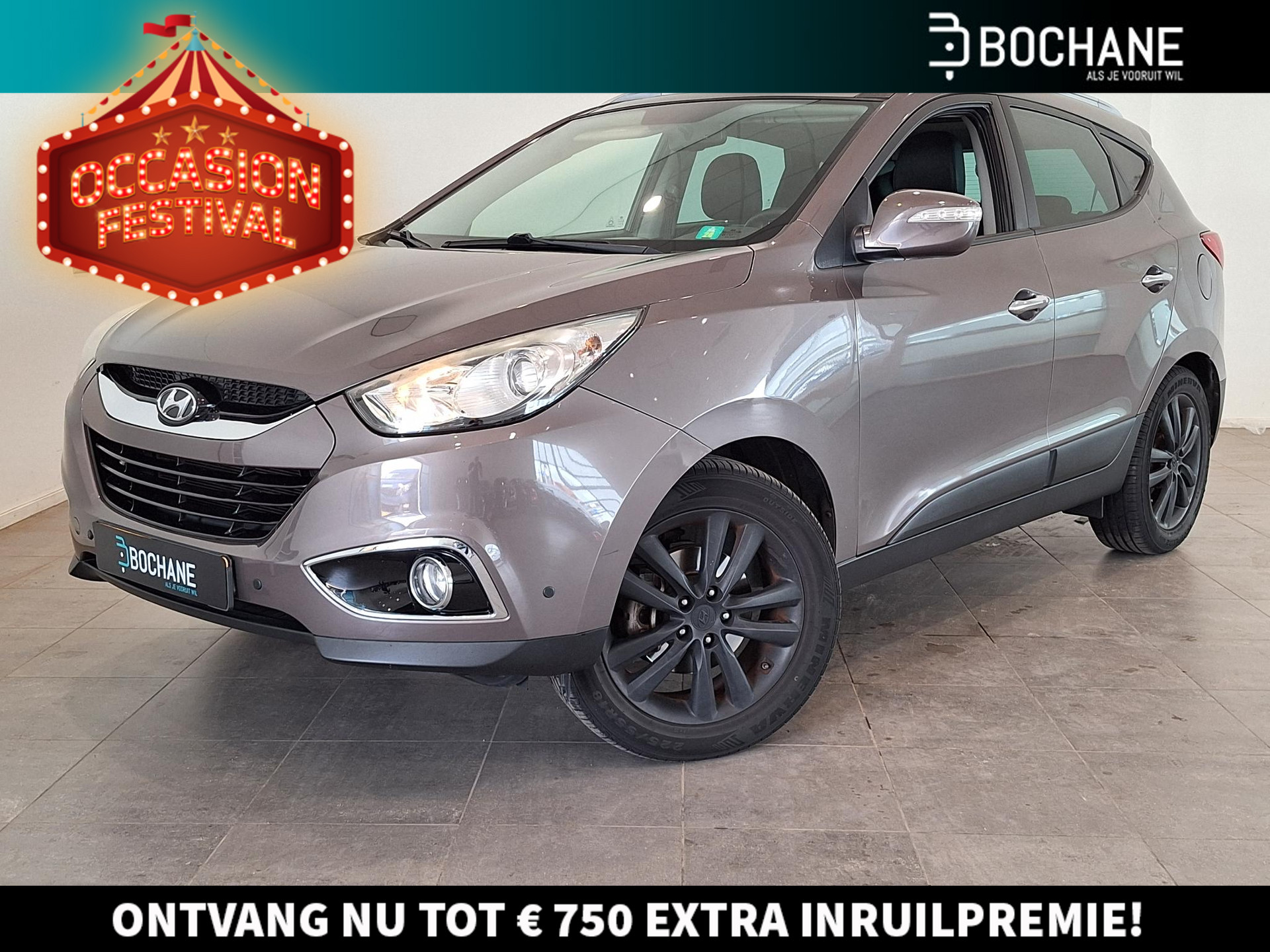 Hyundai ix35 2.0i 4WD i-Catcher Automaat | CLIMA | CAMERA | CRUISE | NAVI | V+A PDC | VOOR + ACHTER STOELVERWARMING | LEER | SCHUIFDAK