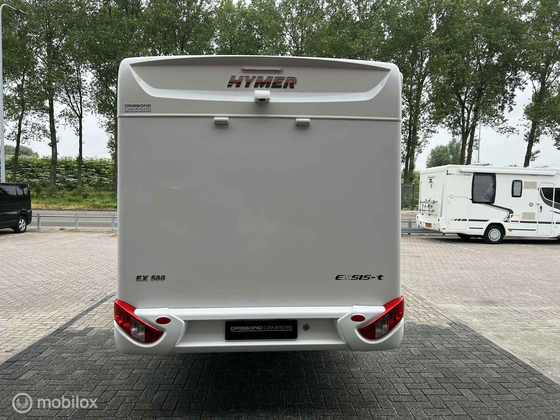 Hymer T588 Exsis-T Automaat Lage Enkele Bedden Luifel Alko Chassis - 6/29