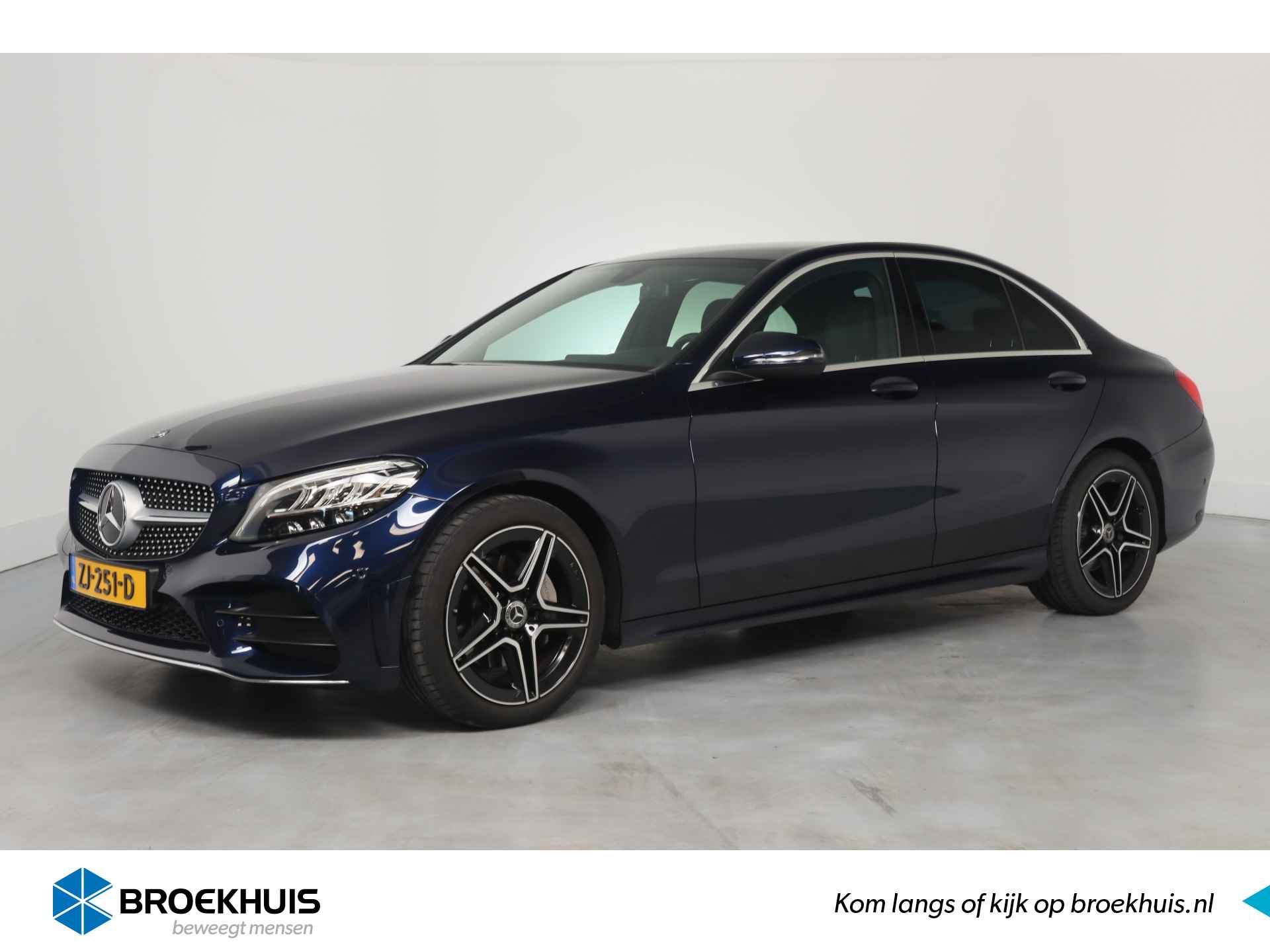 Mercedes-Benz C-Klasse 180 Premium Pack | AMG Line | Sportstoelen | LED | Camera | Stoelverwarming | Leder | Navi | Clima | Cruise | 18'' Lichtmetalen - 1/50