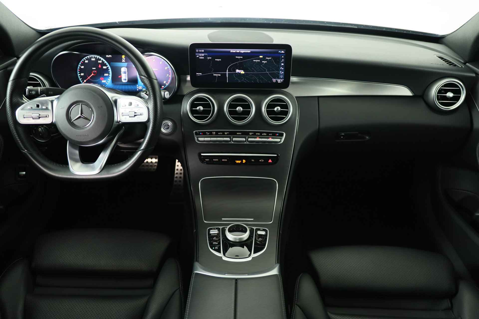 Mercedes-Benz C-Klasse 180 Premium Pack | AMG Line | Sportstoelen | LED | Camera | Stoelverwarming | Leder | Navi | Clima | Cruise | 18'' Lichtmetalen - 7/50