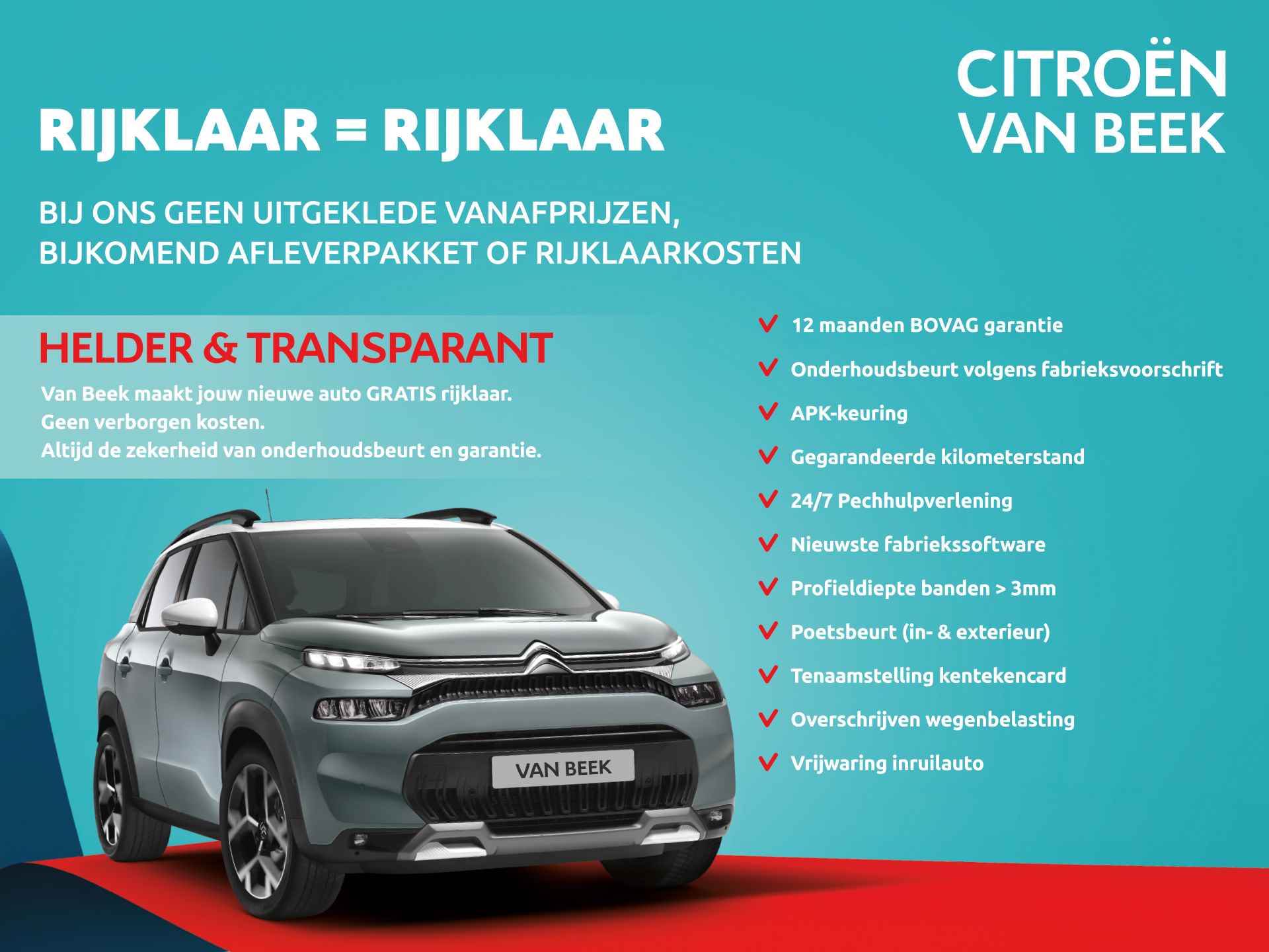 Citroën C3 Aircross PureTech 110pk Plus | Rijklaar | Private Lease Actie € 389,- | - 26/27