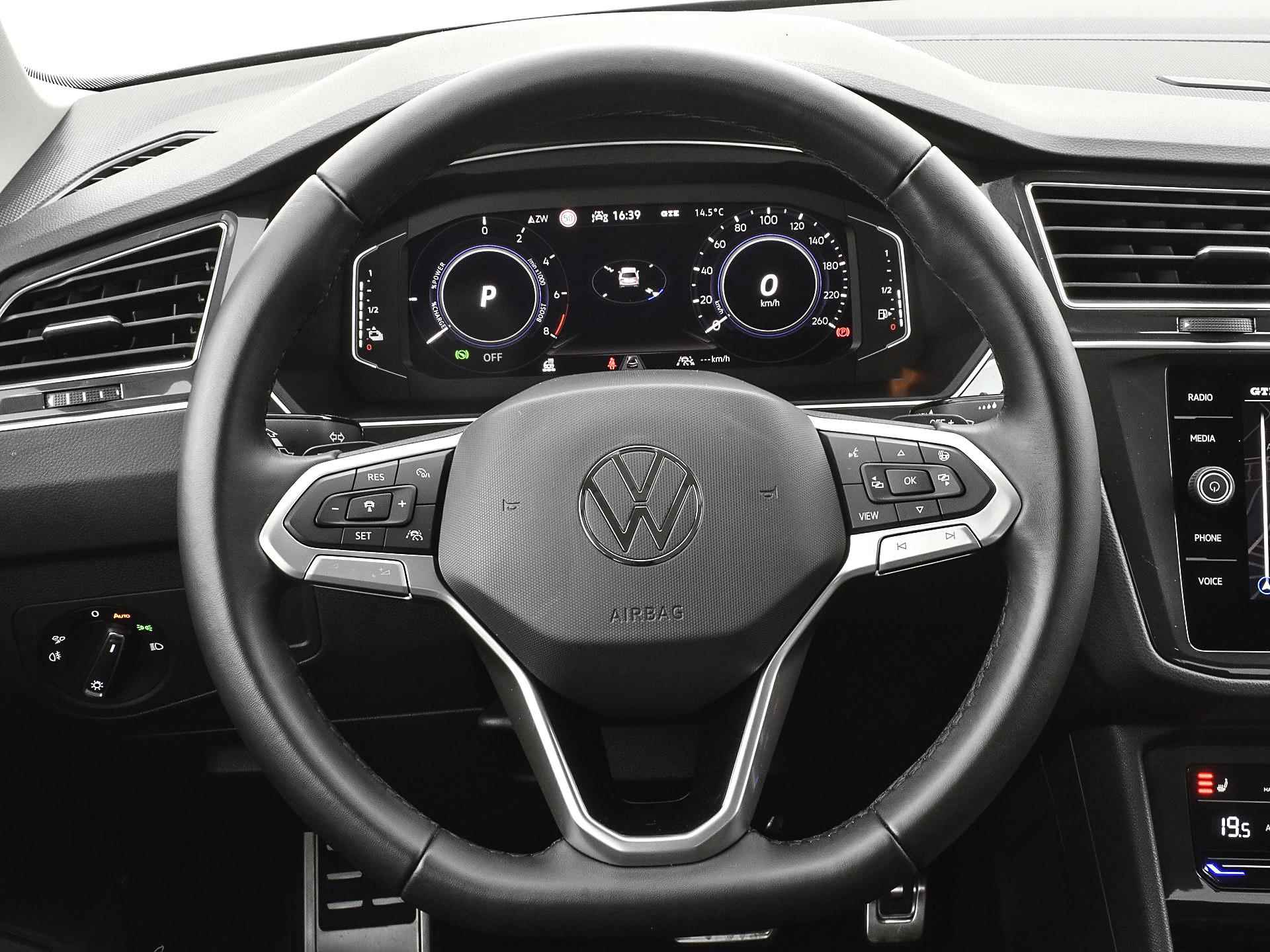 Volkswagen Tiguan 1.4 Tsi 245pk DSG eHybrid Active | ACC | Park Assist | Camera | P-Sensoren | Navi | App-Connect | Trekhaak | Elek. Achterklep | 18'' Inch | Garantie t/m 07-03-2025 of 100.000km - 16/33