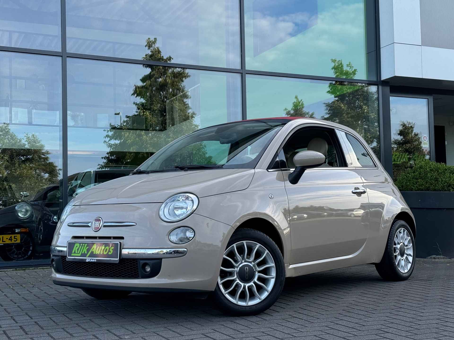 Fiat 500 C 1.2 Lounge * Cappuccino * Clima * PDC - 3/21