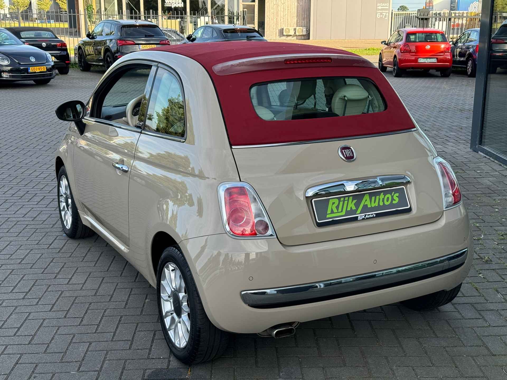 Fiat 500 C 1.2 Lounge * Cappuccino * Clima * PDC - 6/21