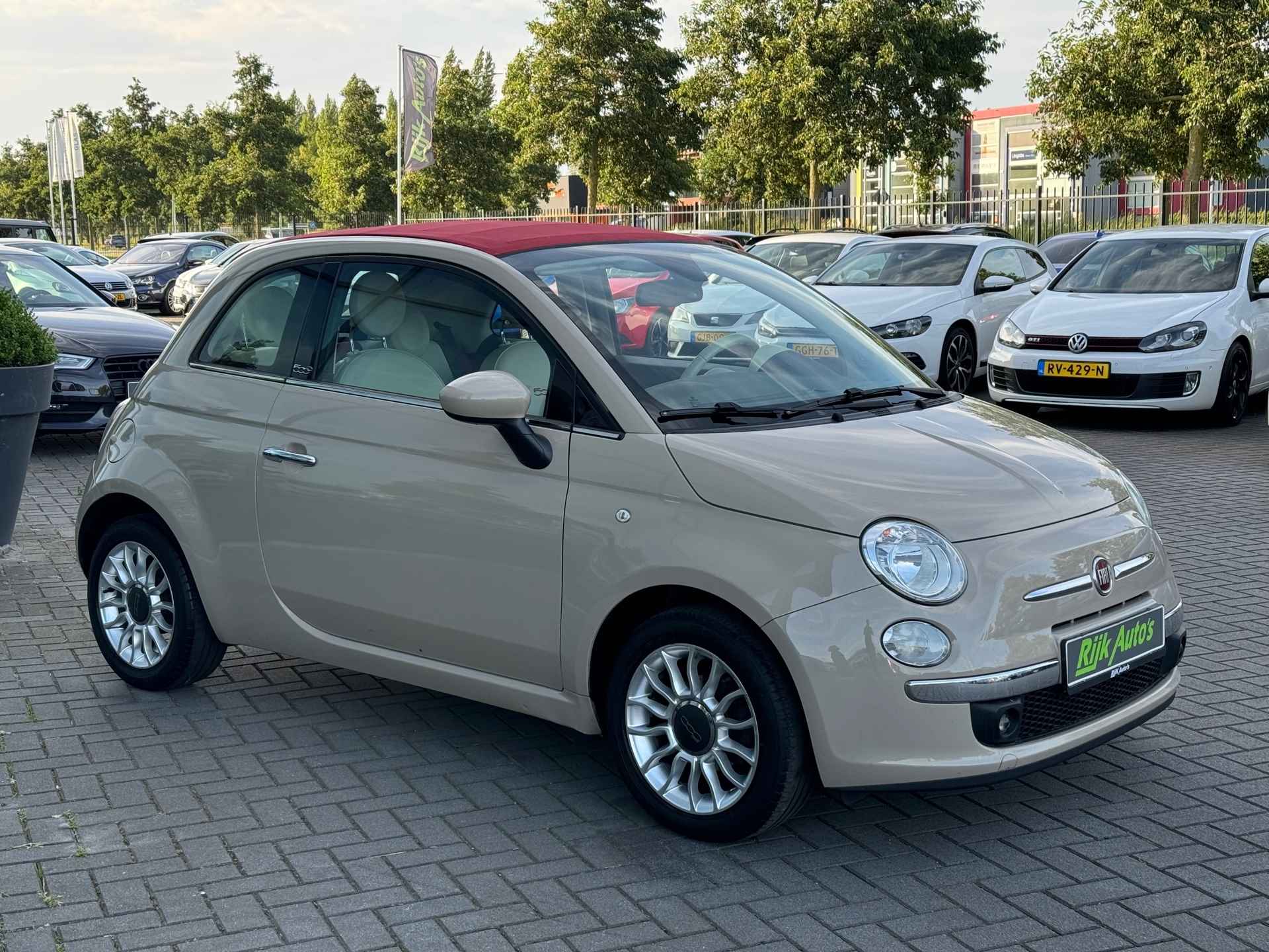 Fiat 500 C 1.2 Lounge * Cappuccino * Clima * PDC - 8/21