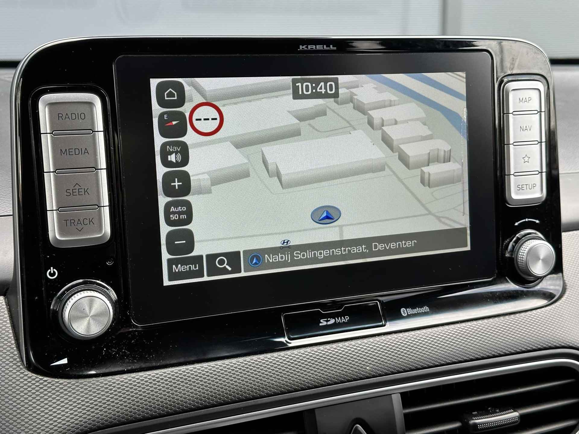 Hyundai Kona EV Premium 64 kWh / Luxe auto / Stoel verwaming+verkoeling / Head-up display / Achteruitrij camera / Keyless / - 19/46