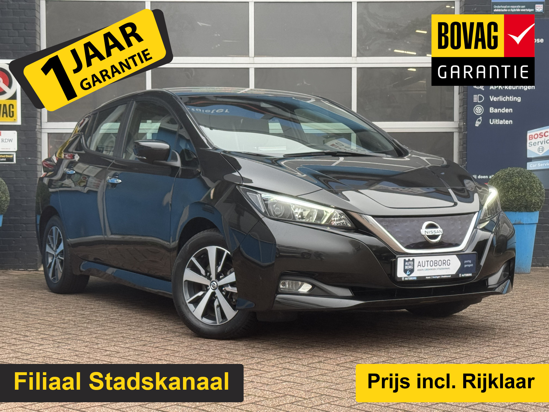 Nissan LEAF *INCLUSIEF LAADPAAL* Acenta 40 kWh | Warmtepomp | Dodehoek Assistentie | Cruise Control Adaptief | Navigatie | Rijklaar + 12 Maand BOVAG Garantie