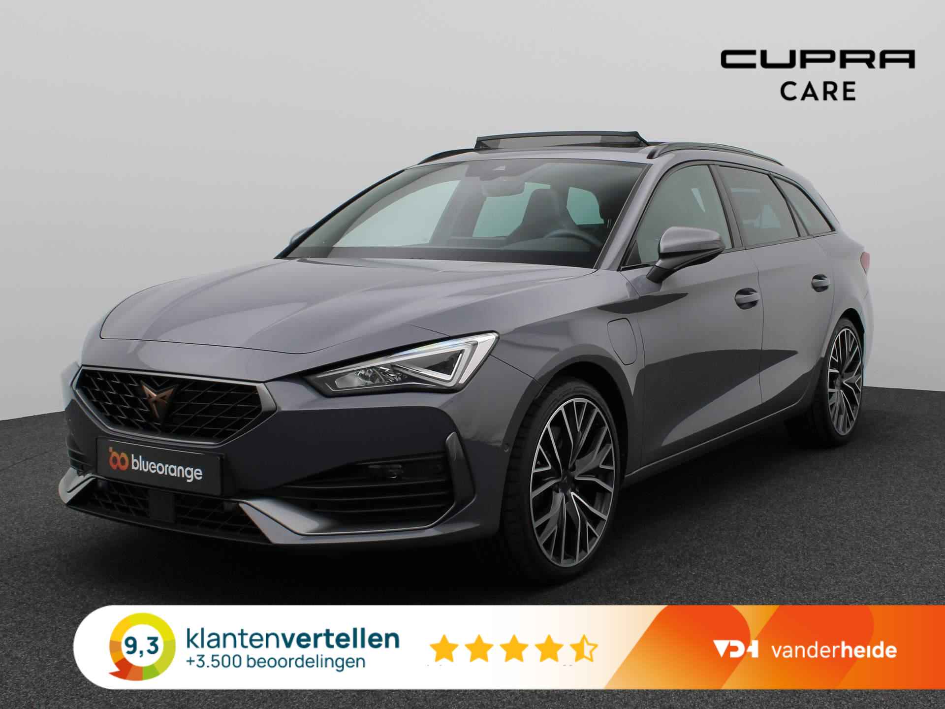 CUPRA Leon Sportstourer 1.4 e-Hybrid VZ Performance 245PK DSG Panoramadak, achteruitrijcamera, BeatsAudio, stuur/stoelverwarming, virtual pedal, keyless, side assist, alarm, 19'' lichtmetaal - 1/54