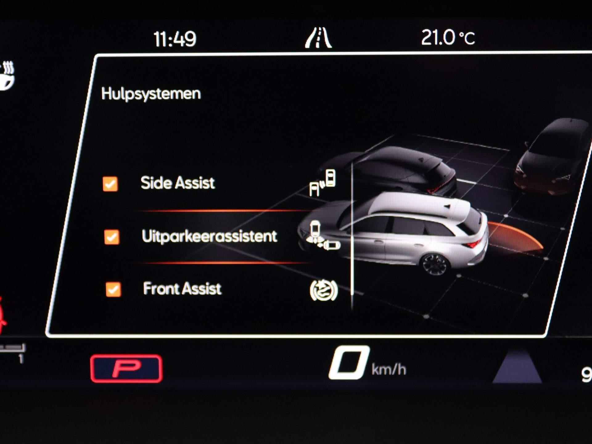 CUPRA Leon Sportstourer 1.4 e-Hybrid VZ Performance 245PK DSG Panoramadak, achteruitrijcamera, BeatsAudio, stuur/stoelverwarming, virtual pedal, keyless, side assist, alarm, 19'' lichtmetaal - 30/54