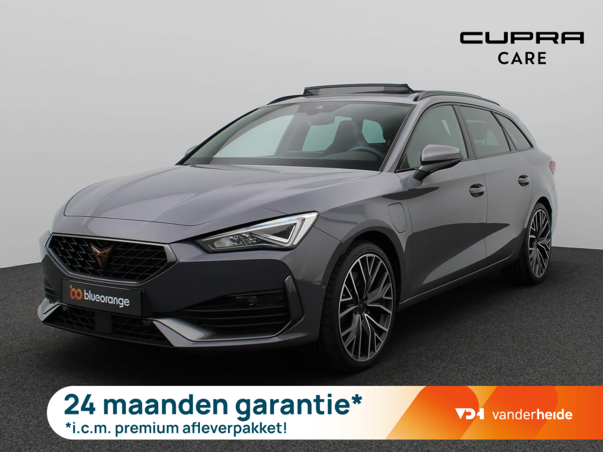 CUPRA Leon Sportstourer 1.4 e-Hybrid VZ Performance 245PK DSG Panoramadak, achteruitrijcamera, BeatsAudio, stuur/stoelverwarming, virtual pedal, keyless, side assist, alarm, 19'' lichtmetaal