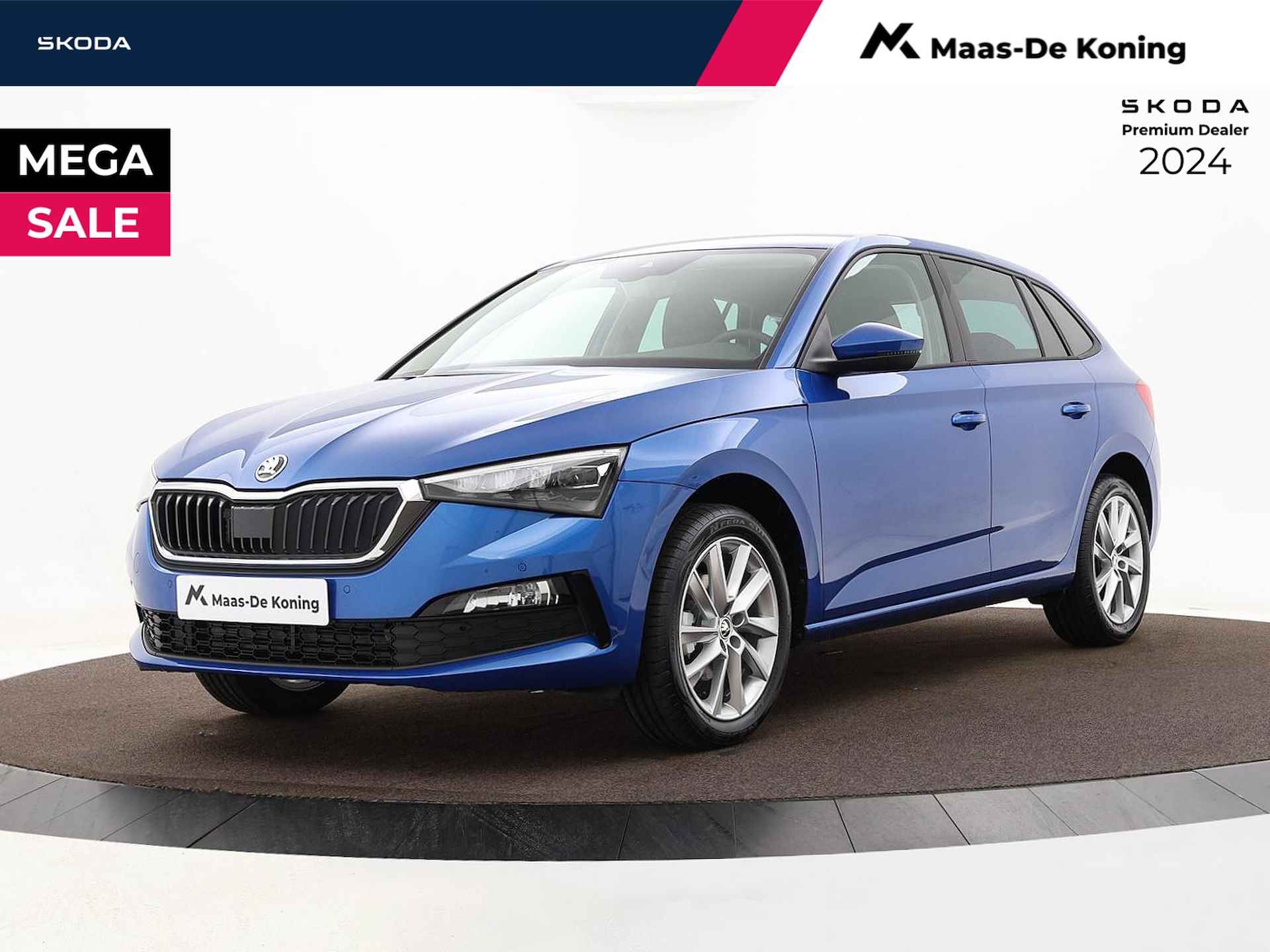 Škoda Scala Business Edition 1.0 81 kW / 110 pk TSI Hatchback DSG-7 | 17 Inch velgen stratos | Parkeersensoren | Travel assist pakket | Kessy | Achteruitrijcamera | 2000,- Euro extra korting! - 1/38