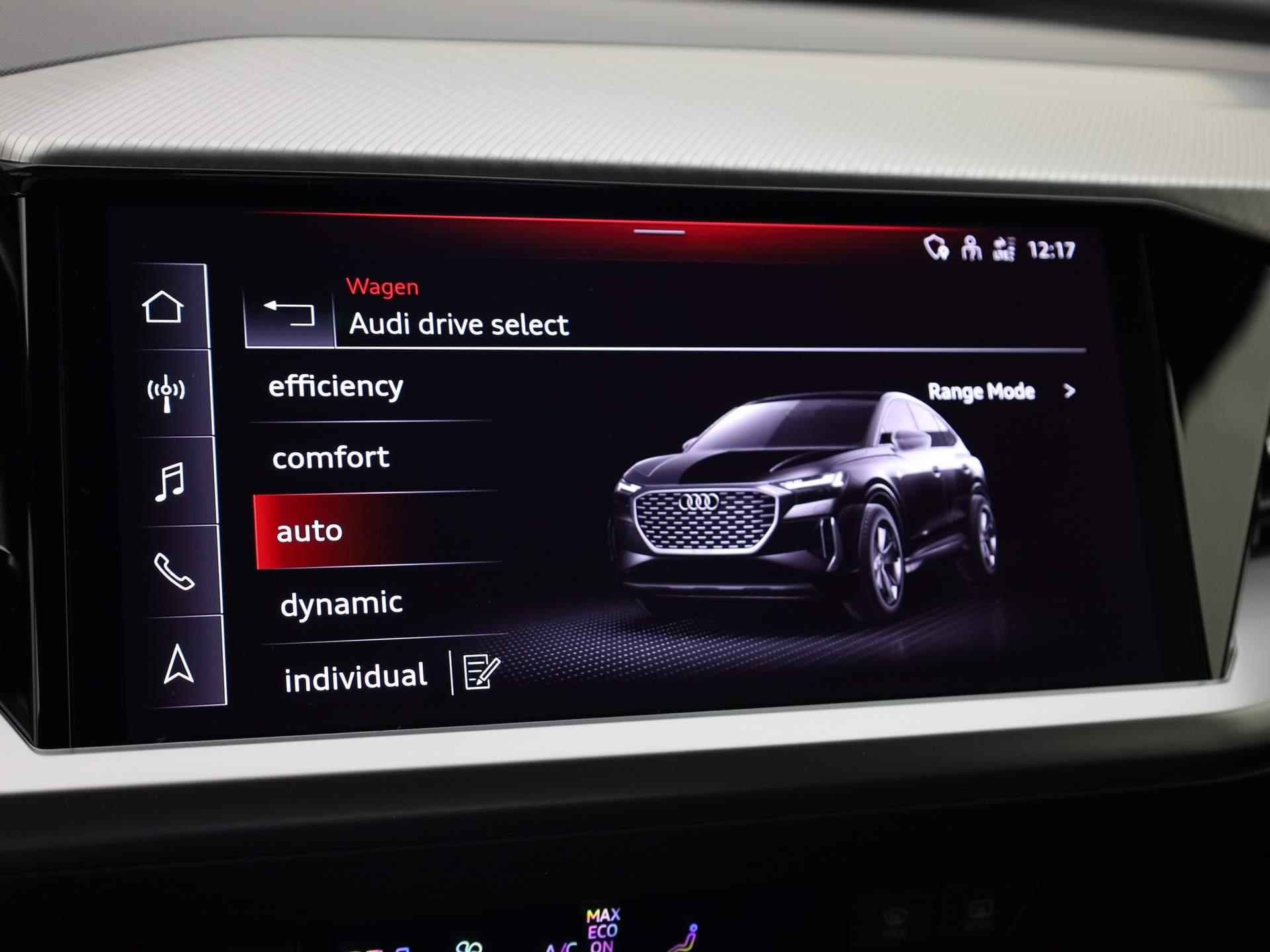 Audi Q4 Sportback e-tron 40 Advanced edition 82 kWh/204PK · Matrix LED Koplampen · Cruise control · 19" Velgen - 41/53