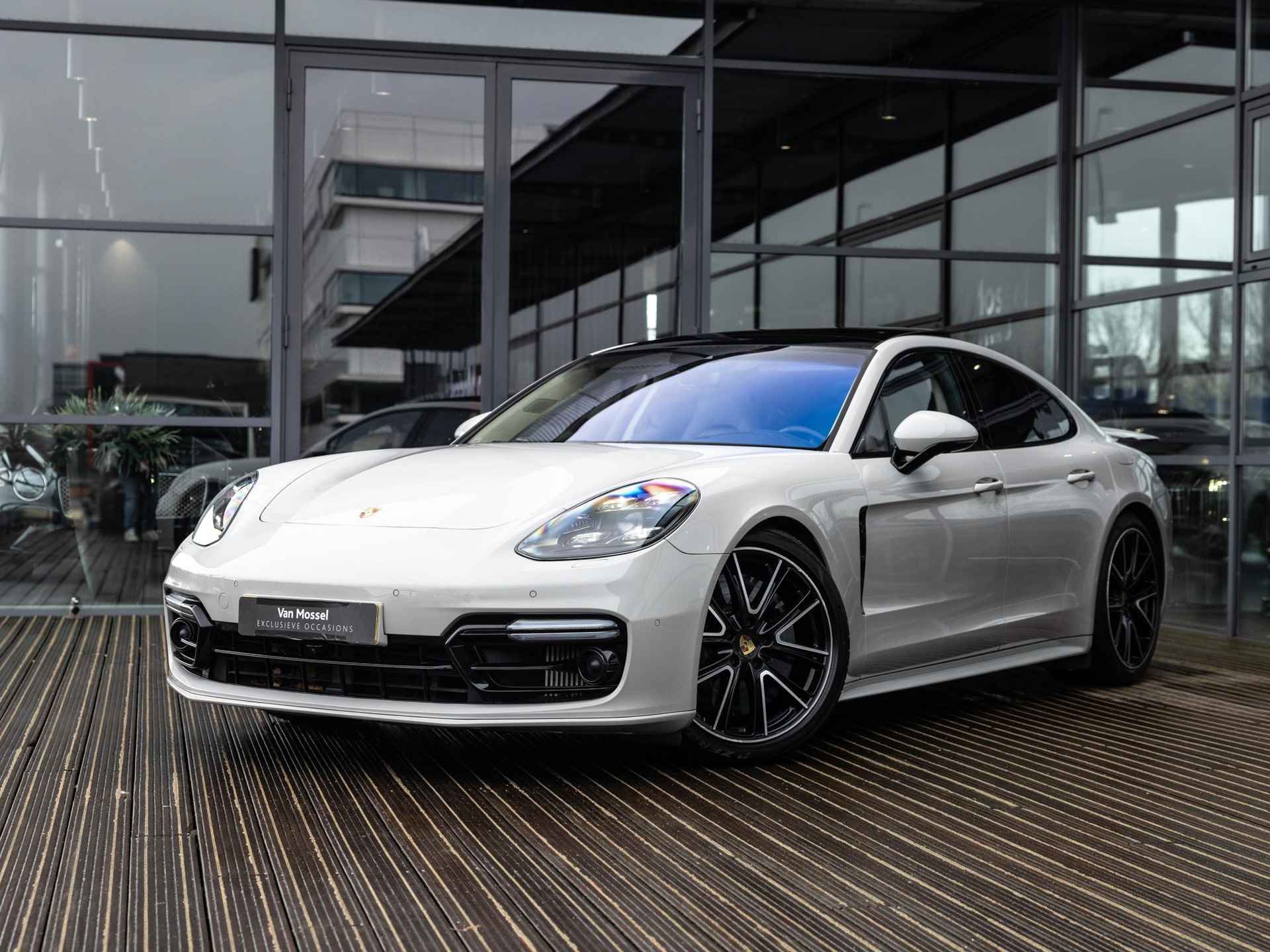 Porsche Panamera 4.0 Turbo S E-Hybrid | SPORTDESIGN | SPORTCHRONO | KRIJTGRIJS | BURMESTER | MASSAGE V EN A | STOELVENTILATIE V EN A | KERAMISCHE REMMEN | SOFTCLOSE | 1E EIG | NL AUTO | - 2/53