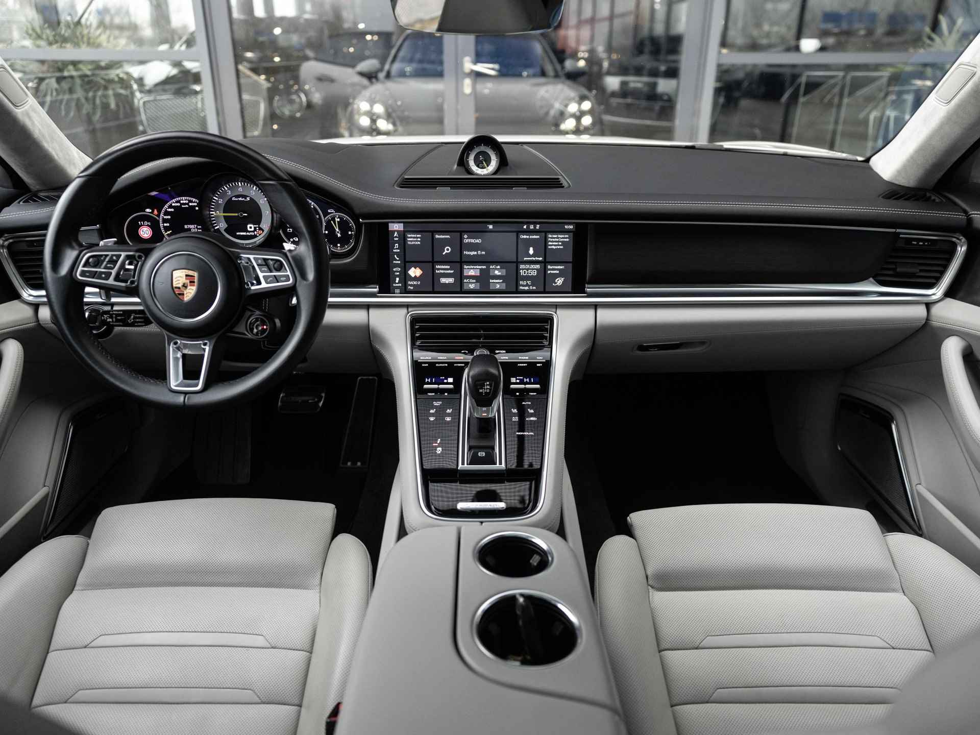 Porsche Panamera 4.0 Turbo S E-Hybrid | SPORTDESIGN | SPORTCHRONO | KRIJTGRIJS | BURMESTER | MASSAGE V EN A | STOELVENTILATIE V EN A | KERAMISCHE REMMEN | SOFTCLOSE | 1E EIG | NL AUTO | - 14/53