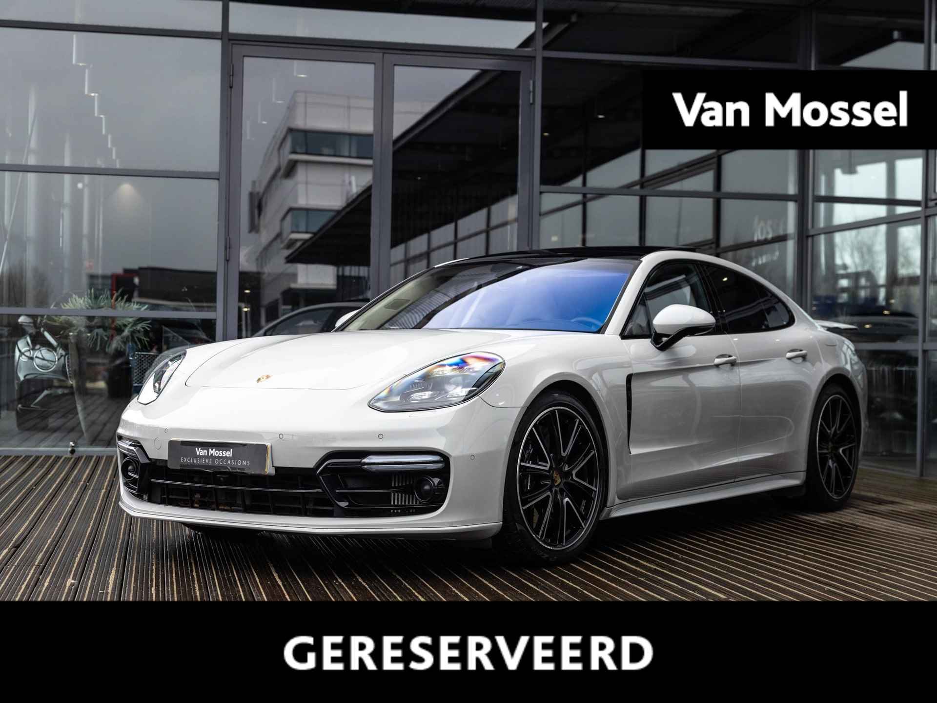 Porsche Panamera 4.0 Turbo S E-Hybrid | SPORTDESIGN | SPORTCHRONO | KRIJTGRIJS | BURMESTER | MASSAGE V EN A | STOELVENTILATIE V EN A | KERAMISCHE REMMEN | SOFTCLOSE | 1E EIG | NL AUTO |