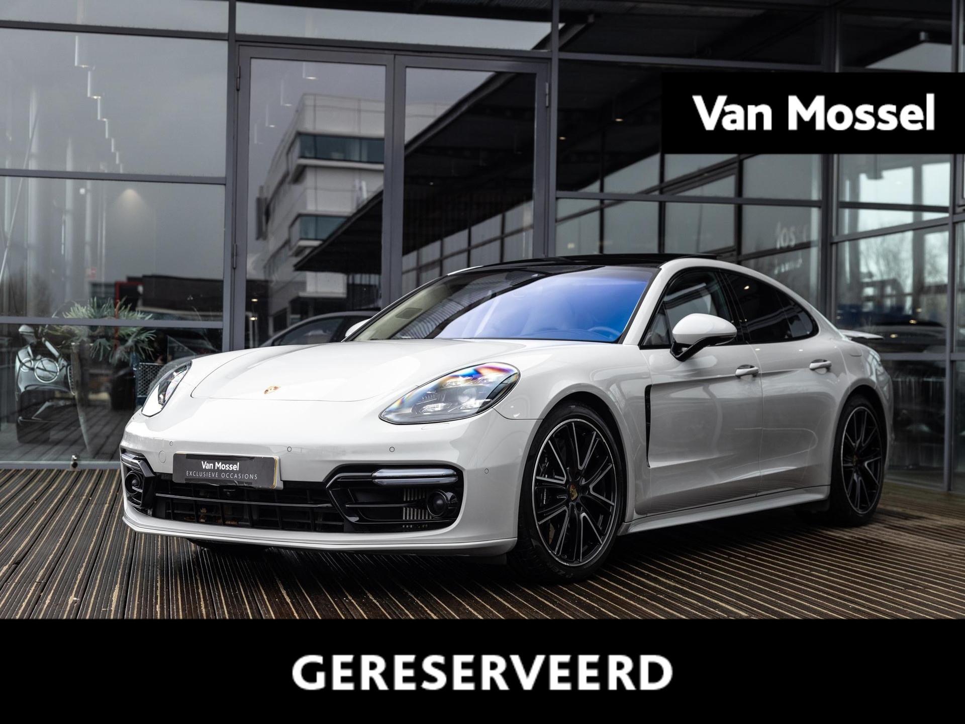 Porsche Panamera 4.0 Turbo S E-Hybrid | SPORTDESIGN | SPORTCHRONO | KRIJTGRIJS | BURMESTER | MASSAGE V EN A | STOELVENTILATIE V EN A | KERAMISCHE REMMEN | SOFTCLOSE | 1E EIG | NL AUTO |