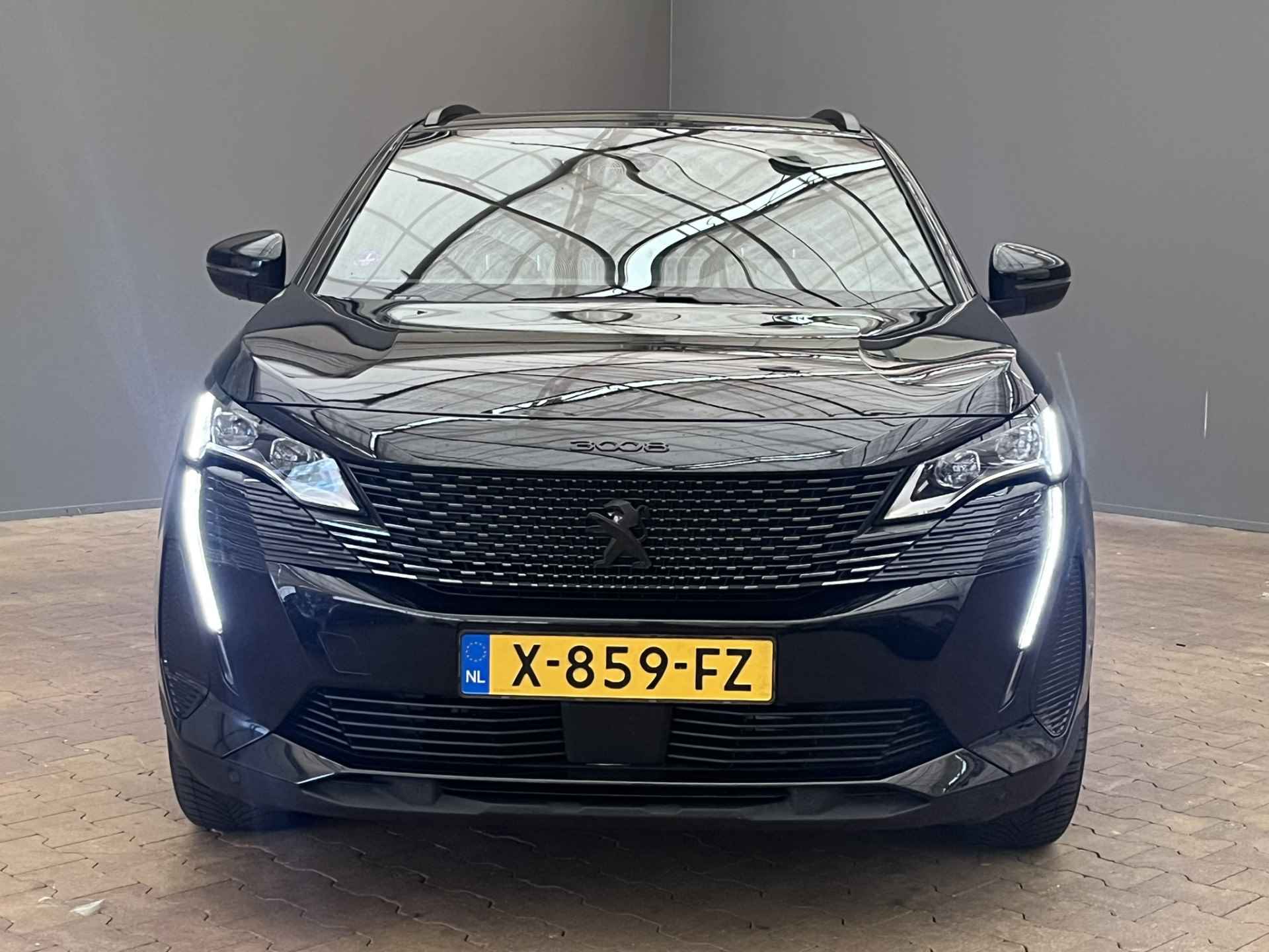 Peugeot 3008 1.6 HYbrid 225 GT | Black Pack | Panoramadak | Keyless | Elek.Klep | Camera | Adaptieve cruise | Clima | Dode hoek | DAB+ | Leder/Stof | 19'' Lichtmetaal | Getint glas | Carplay | 2023 | 23.300KM! | - 38/40