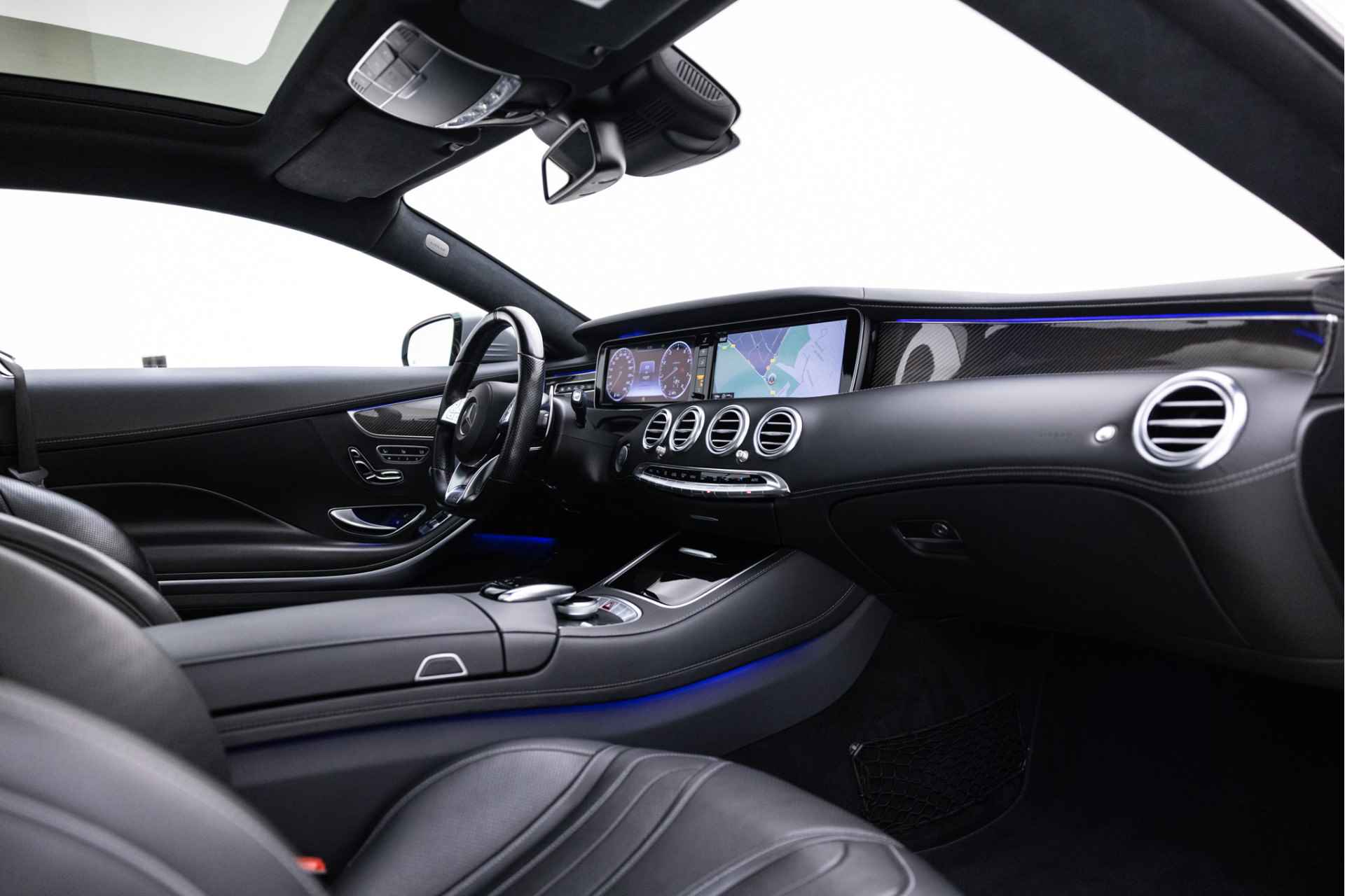 Mercedes-Benz S-Klasse Coupé 500 4Matic | AMG | Designo Mat | Carbon | Stoelventilatie | Exclusief Leder - 14/47
