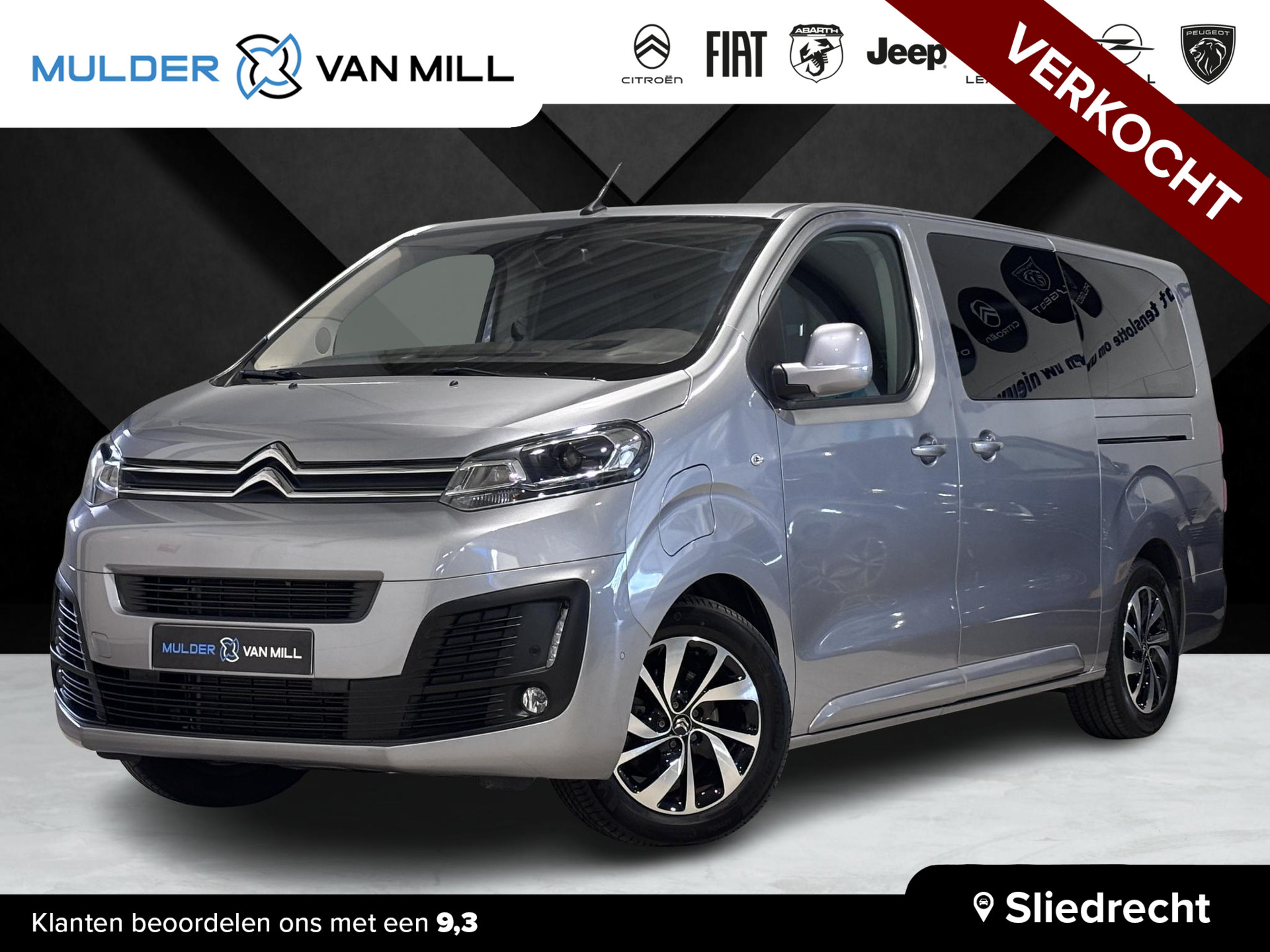 Citroën ë-SpaceTourer Jumpy XL L3 Shine Pack EV 50kWh 136pk AUTOMAAT | 8-PERSOONS | PANODAK | NAVI | XENON | LEDER | KEYLESS | CAMERA | HANDSFREE SCHUIFDEUREN | LM-VELGEN | CLIMA |