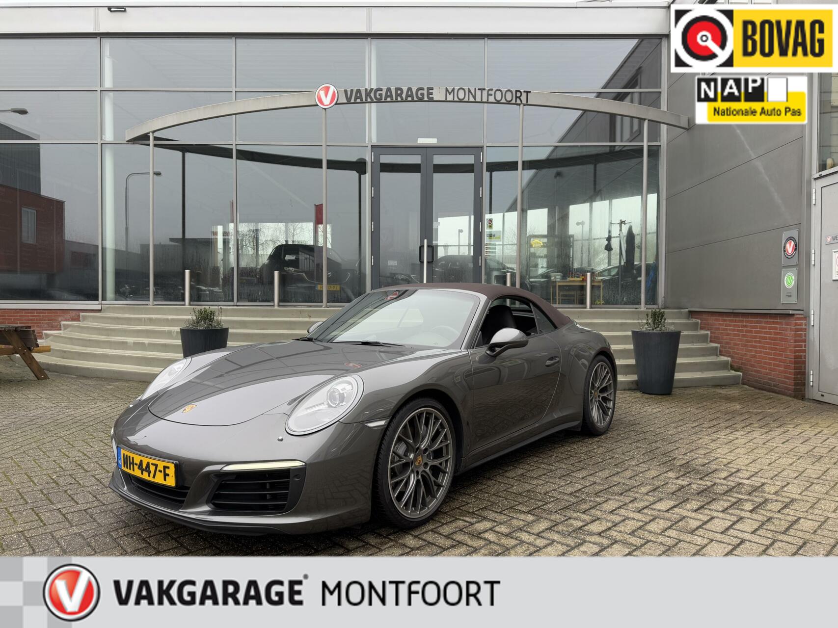 Porsche 911 Cabrio 3.0 Carrera 4 Carbio|Sport Chrono|Bose|470 PK|NL Auto|Dealer onderhouden|Camera|Leder|Memory stoelen