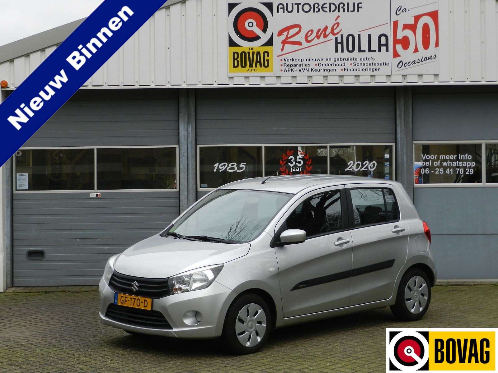 Suzuki Celerio 1.0 5Deurs Comfort Airco CV afst Metallic lak Isofix