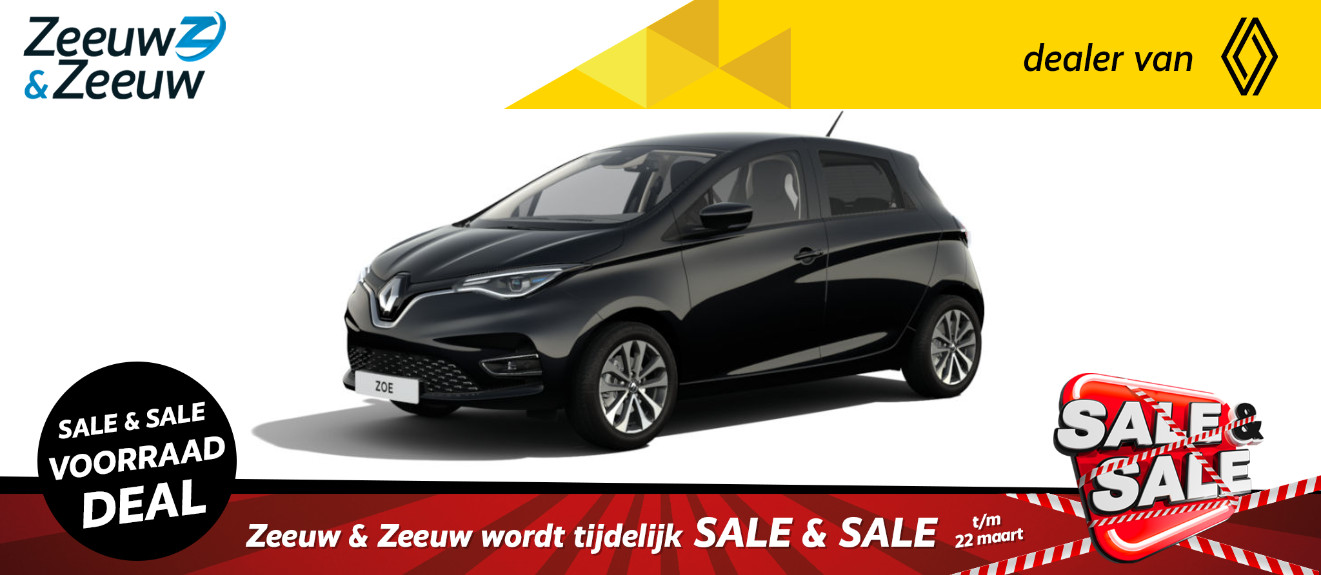 Renault ZOE R135 Iconic 50 kWh | 3200,- REGISTRATIE KORTING | Uit Voorraad leverbaar | tot €2950,- Subsidie | ZOLANG DE VOORRAAD STREKT, OP = OP!