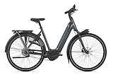 GAZELLE Grenoble C5 HMB dames 600Wh 2025 Dames Anthracite Grey Glans 49cm 2025