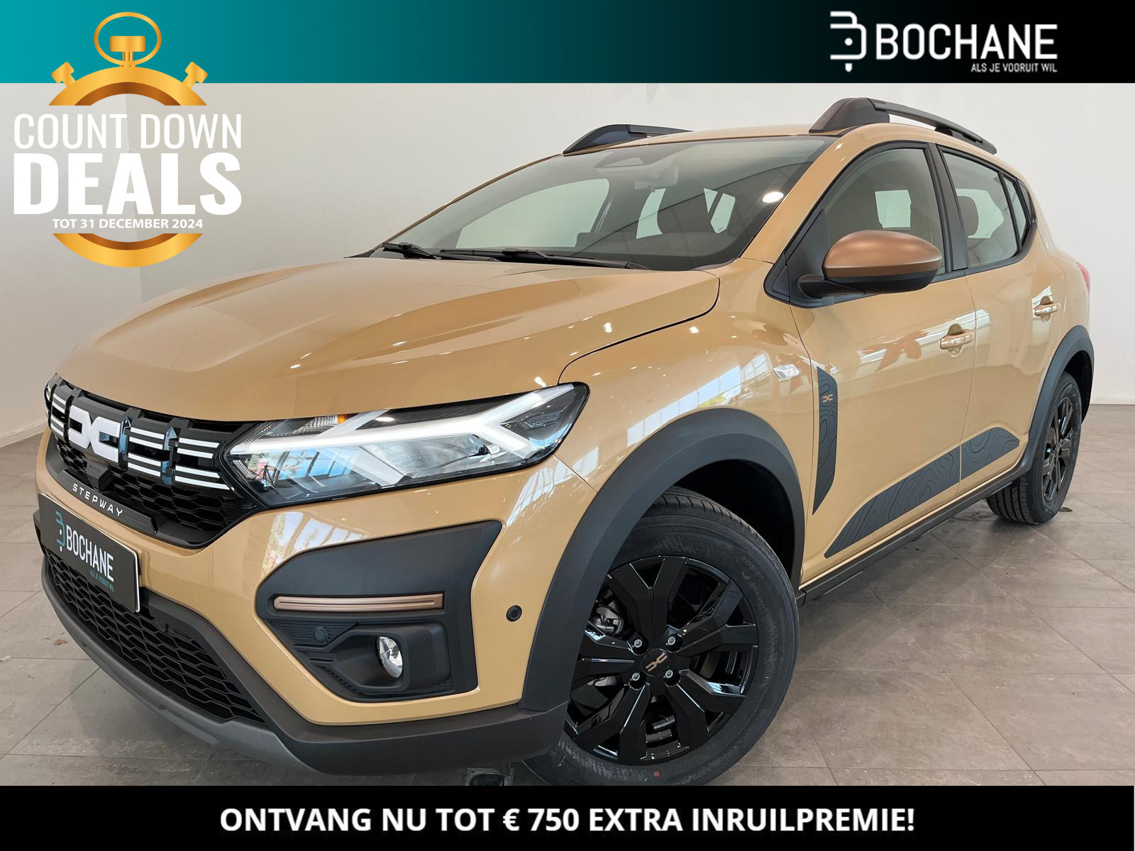 Dacia Sandero Stepway 1.0 TCe 110 Extreme |  LPG  | | Pack Extreme  | Media NAVIGATIE  |  Stoelverwarming  |