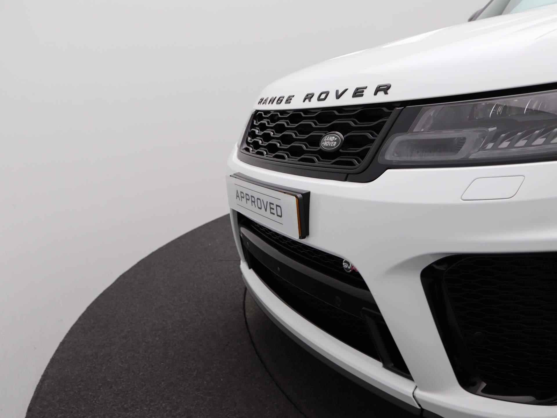 Land Rover Range Rover Sport 5.0 V8 Super Charger SVR | 575 PK | Head Up | Carbon | Adaptieve Cruise | 22 Inch | Sportuitlaat | - 44/59