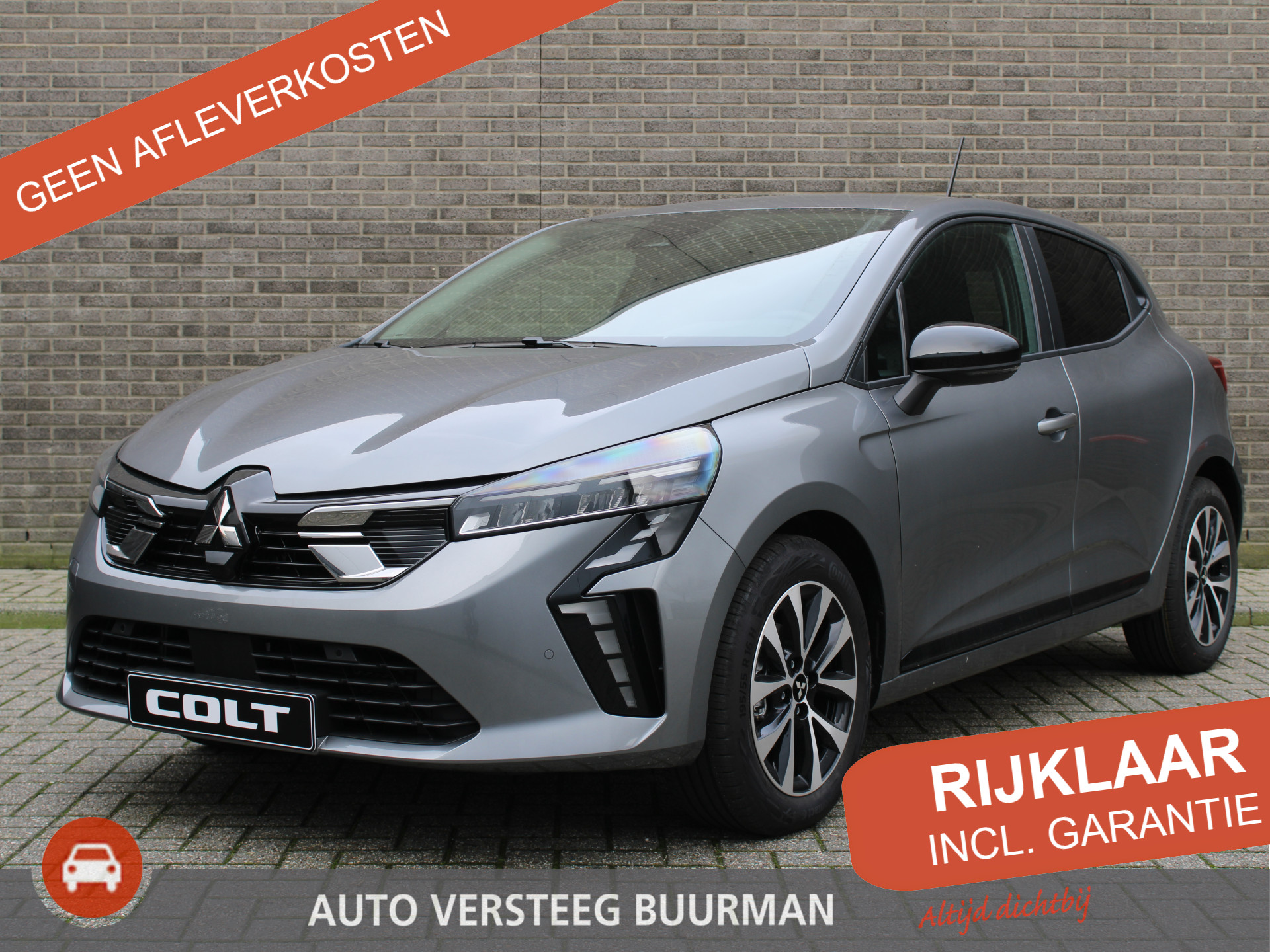 Mitsubishi Colt 1.0T MT Intense Cruise/Climate control, 16"LM velgen, Camera, Apple Carplay/Andr.auto, Parkeersensoren V+A,