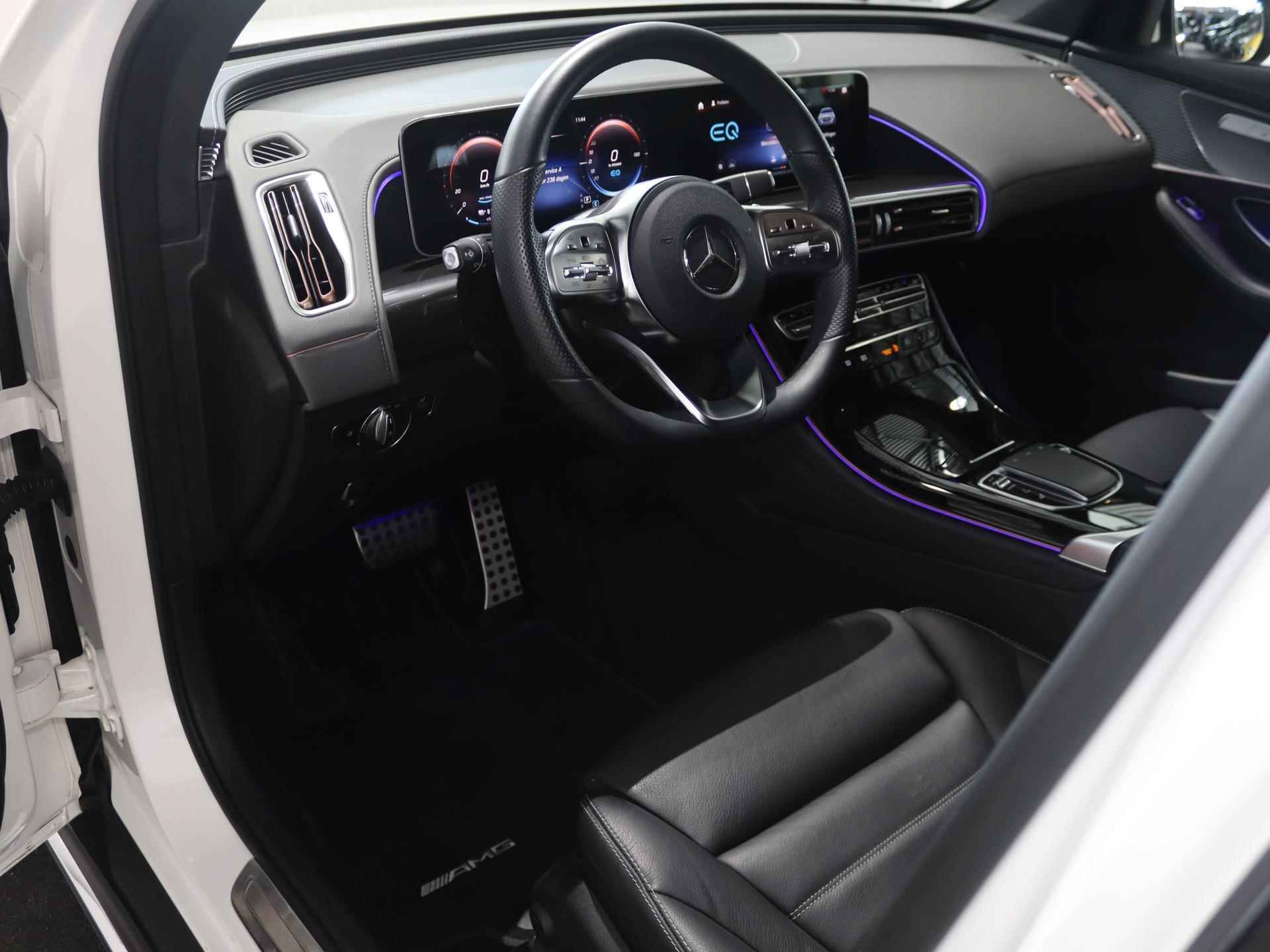 Mercedes-Benz EQC 400 4MATIC Premium AMG 80 kWh | Schuifdak | Rij-assistentiepakket | Trekhaak | Alarm 3 | 360 camera | Elektr. achterklep | Multibeam Led | - 21/26