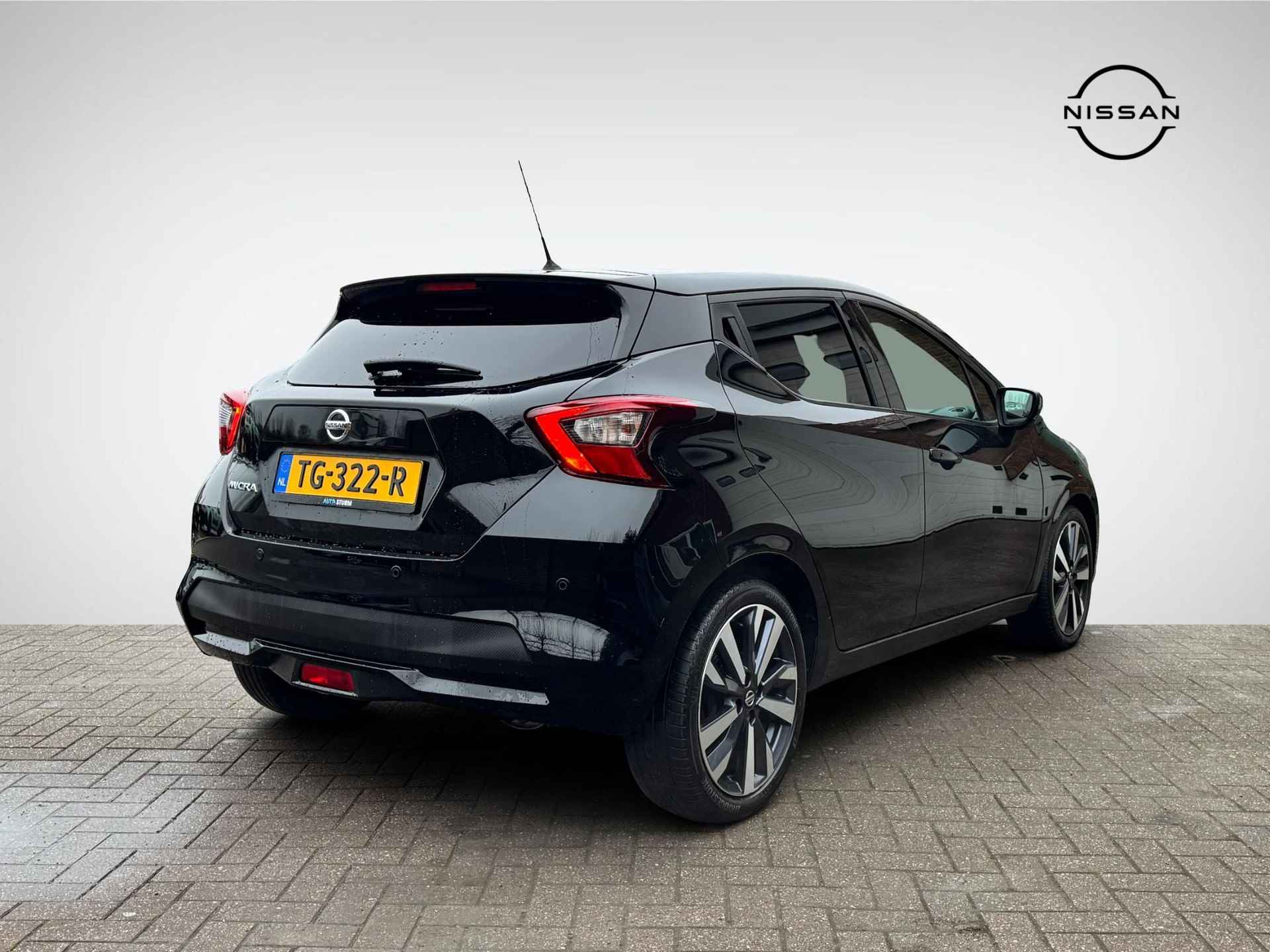 Nissan Micra 0.9 IG-T Tekna Tech Pack | Navigatie | 360° Camera | BOSE Audio | Dodehoek Detectie | Cruise & Climate Control | Keyless Entry | Rijklaarprijs! - 4/27