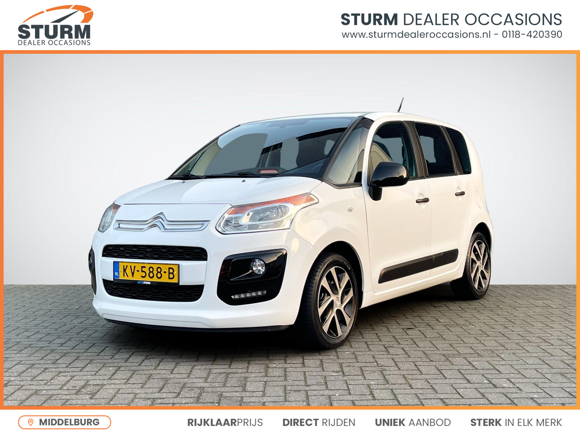 Citroen C3 Picasso 1.2 PureTech Tendance | Airconditioning | Cruise Control | Radio-CD/MP3 Speler | Elek. Ramen Voor | Rijklaarprijs!