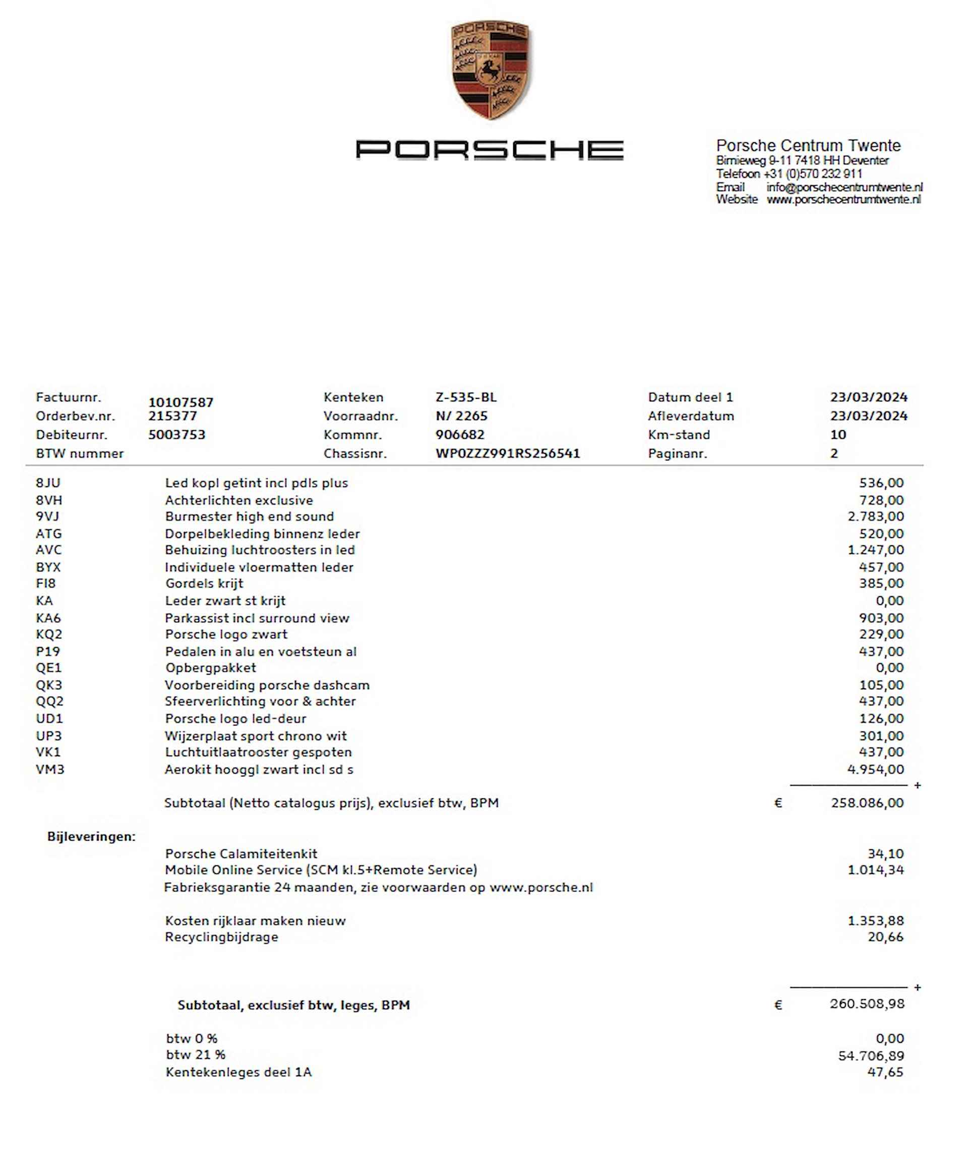 Porsche 911 Cabrio 3.8 Turbo S | Full Options | Np incl. XPel € 399.259,42 - 32/34