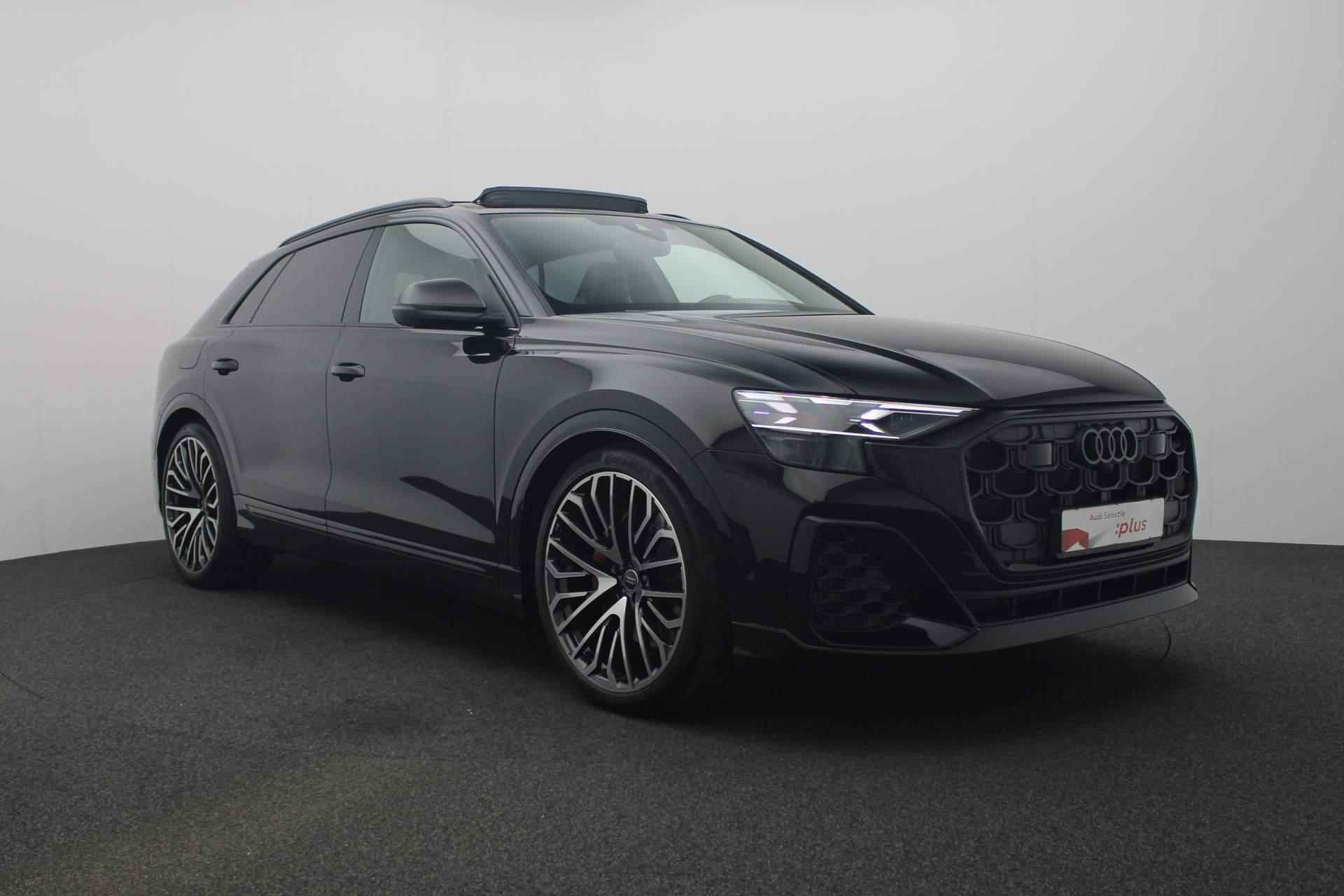 Audi Q8 60 TFSI e 490PK tiptronic quattro Pro Line S Competition | Pano | Vierwielbesturing | Alcantara hemel | B&O 3D | Laser LED | Trekhaak | 23 inch | Carbon inleg | Valcona leer | Carbon spiegelkappen - 38/49