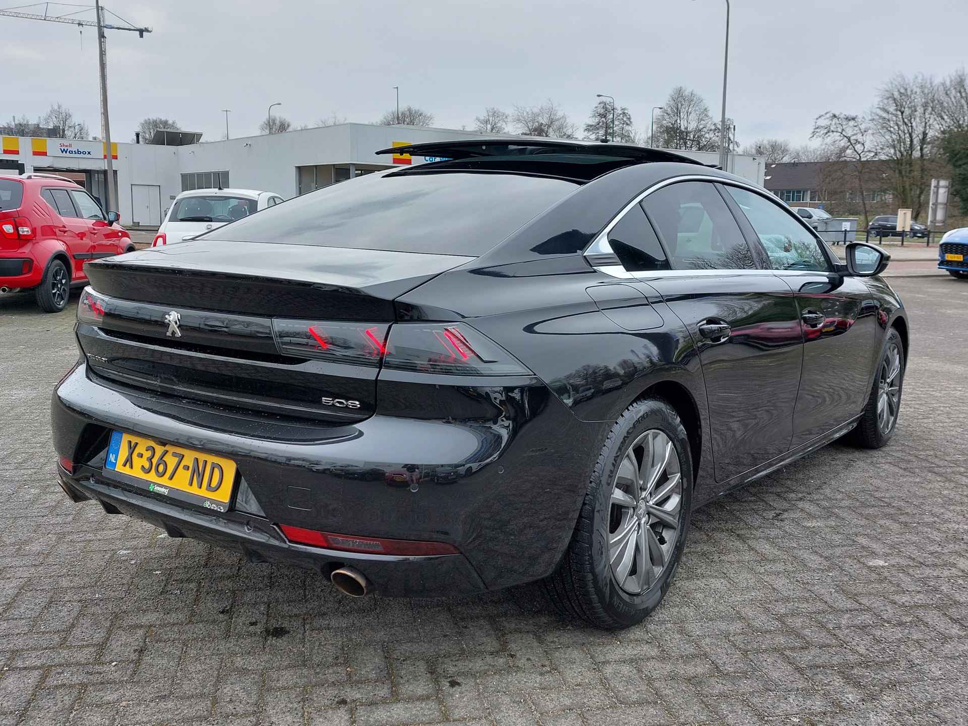 Peugeot 508 1.6 PureTech 181pk Automaat Allure | Navi | Apple Carplay+Android Auto | Clima | Adap.Cruise | Leder+Verwarmd | Panorama Schuifdak | Keyless Entry | Led Koplampen | Dodehoek+Rijstrooksensor - 4/43