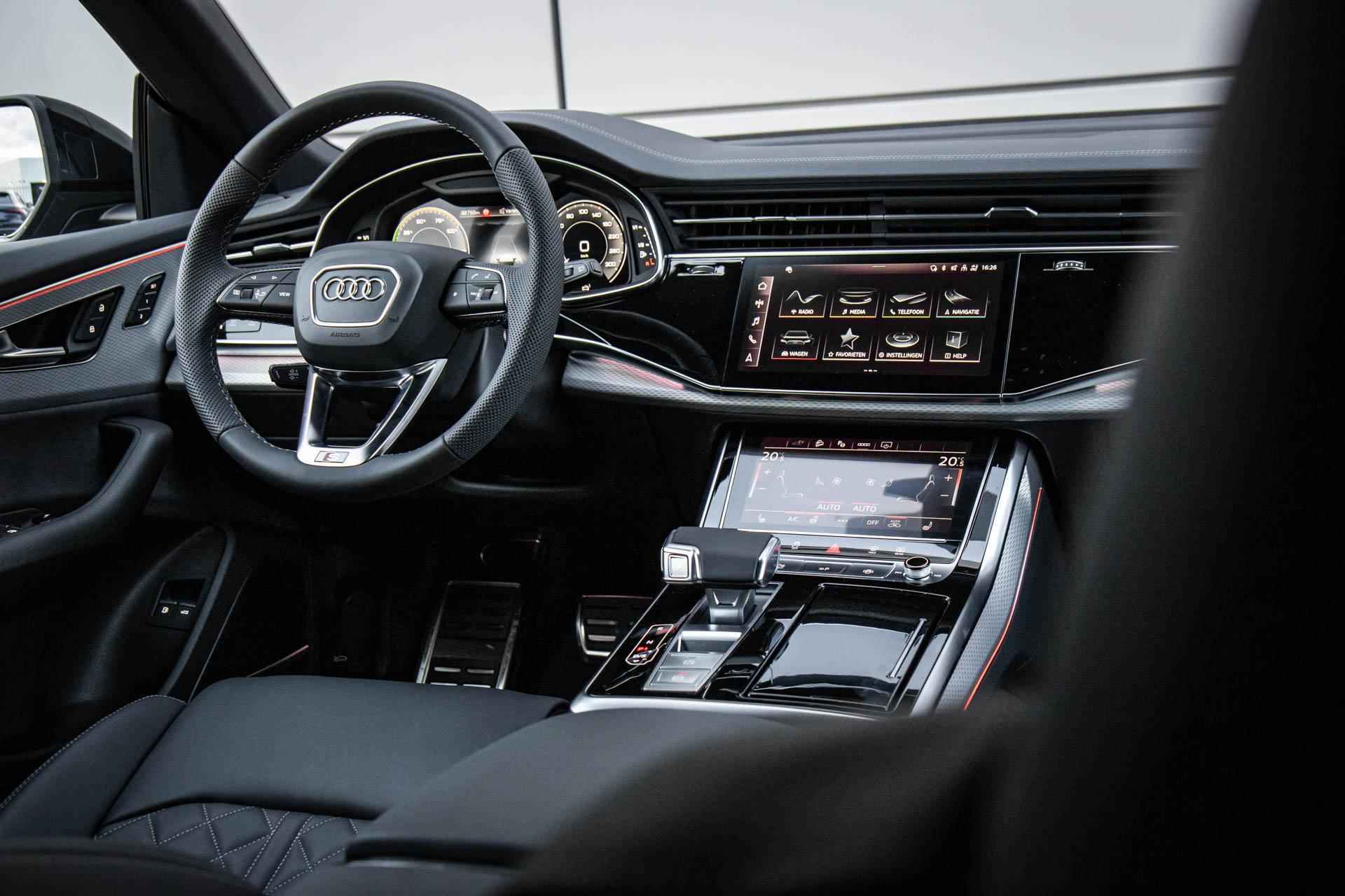 Audi Q8 60 TFSI e 490pk quattro Pro Line S Competition | Trekhaak | Vierwiel Besturing | B&O - 50/52