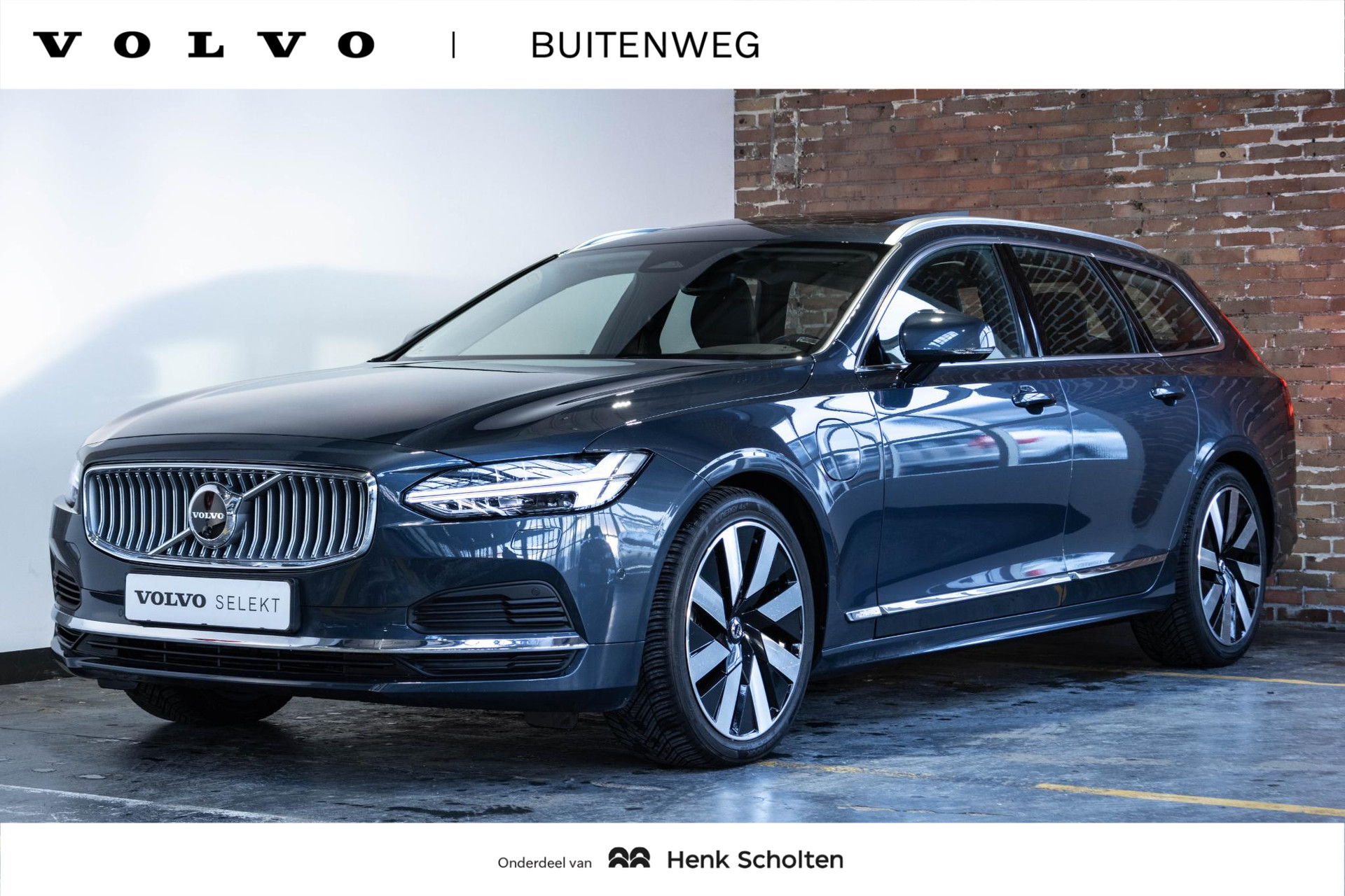 Volvo V90 T6 Automaat Recharge AWD Ultra Bright | Long Range | Panoramadak | Interieur Voorverwarming | Adaptive Cruise Control | Blind Spot | Head-up Display| 360º camera | Alarmklasse 3 | Google infotainment | Harman Kardon premium audio | Stoelverwarming