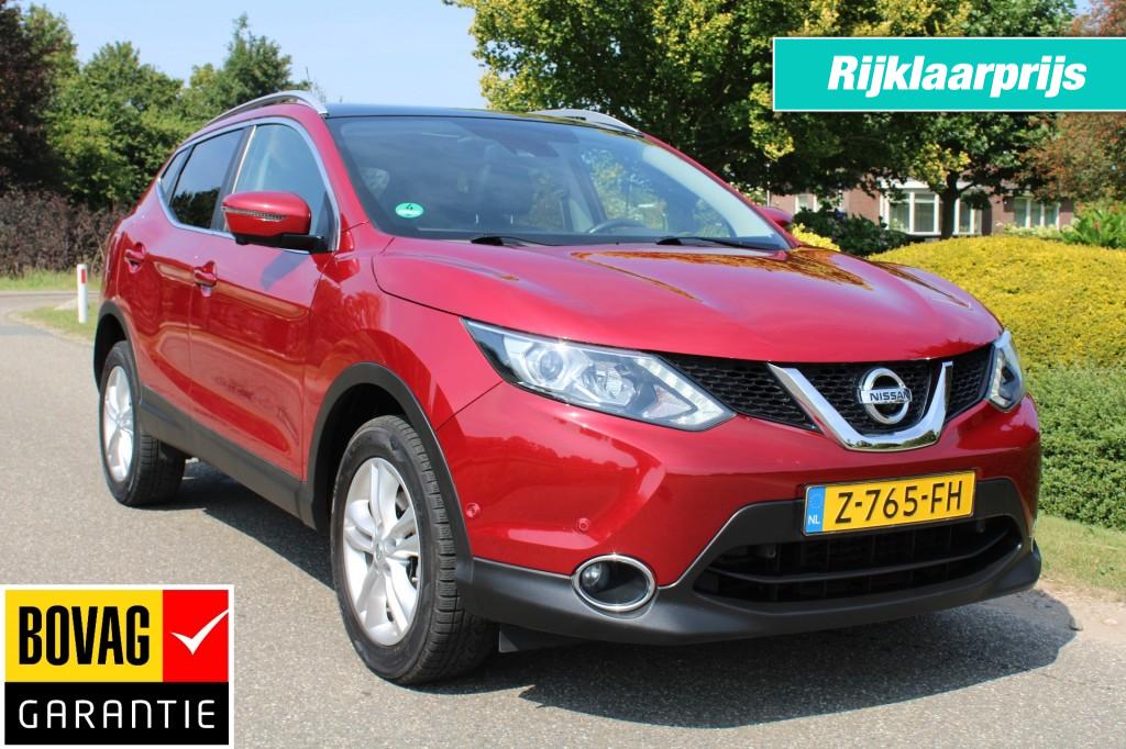 NISSAN Qashqai 1.6 163pk Tekna ECC/Cruise/Leer/Navi/Camera/Panodak/DAB