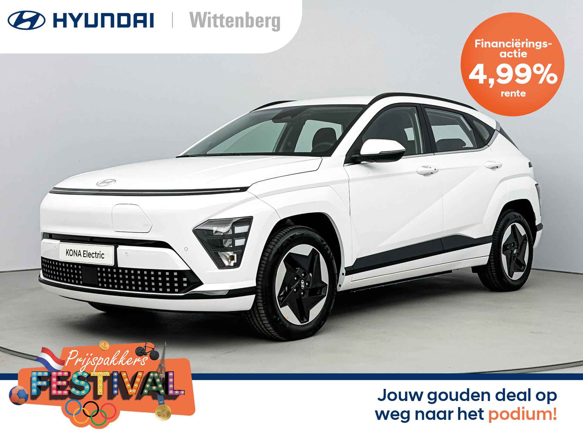 Hyundai Kona Electric Comfort 65.4 kWh | €6703,- VOORRAAD VOORDEEL!!! | - 1/28