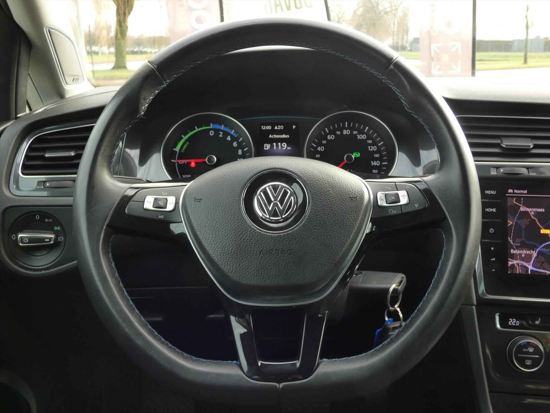 VOLKSWAGEN Golf Vii e-Golf 136pk/36kWh 5D DSG | Warmtepomp | DynAudio | Stoelverwarming | 17"inch | - 15/46