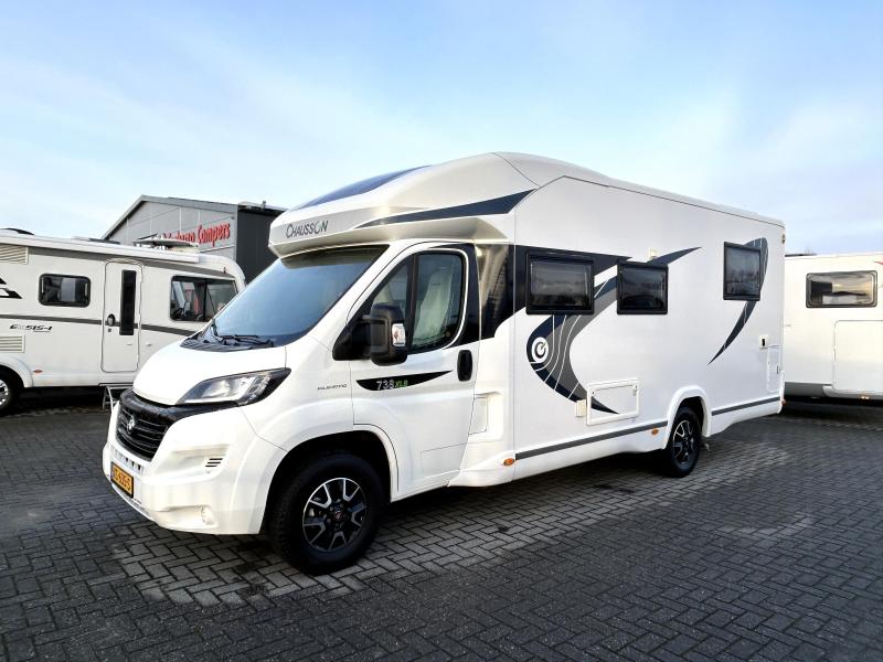 Chausson Titanium 738 XLB Queensbed/2019/Euro6/7.4m