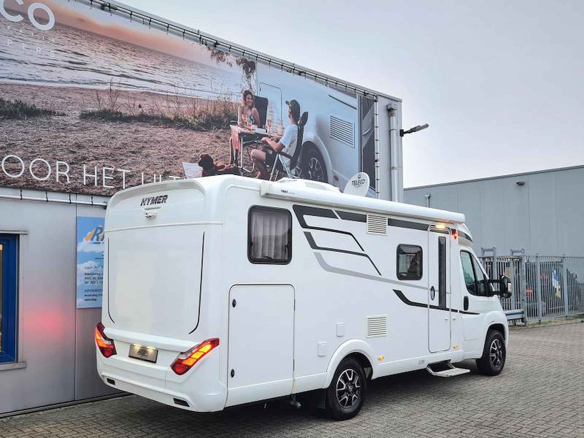 Hymer EX 580 T  Lengtebedden, dakairco - 4/22